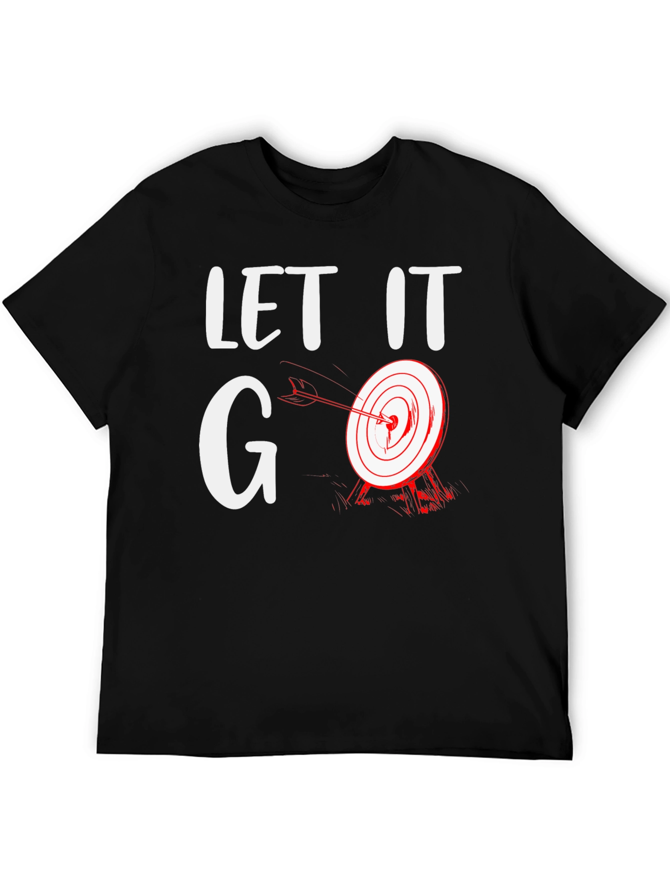 Let It Go Target T-Shirt - Funny Archery Tee