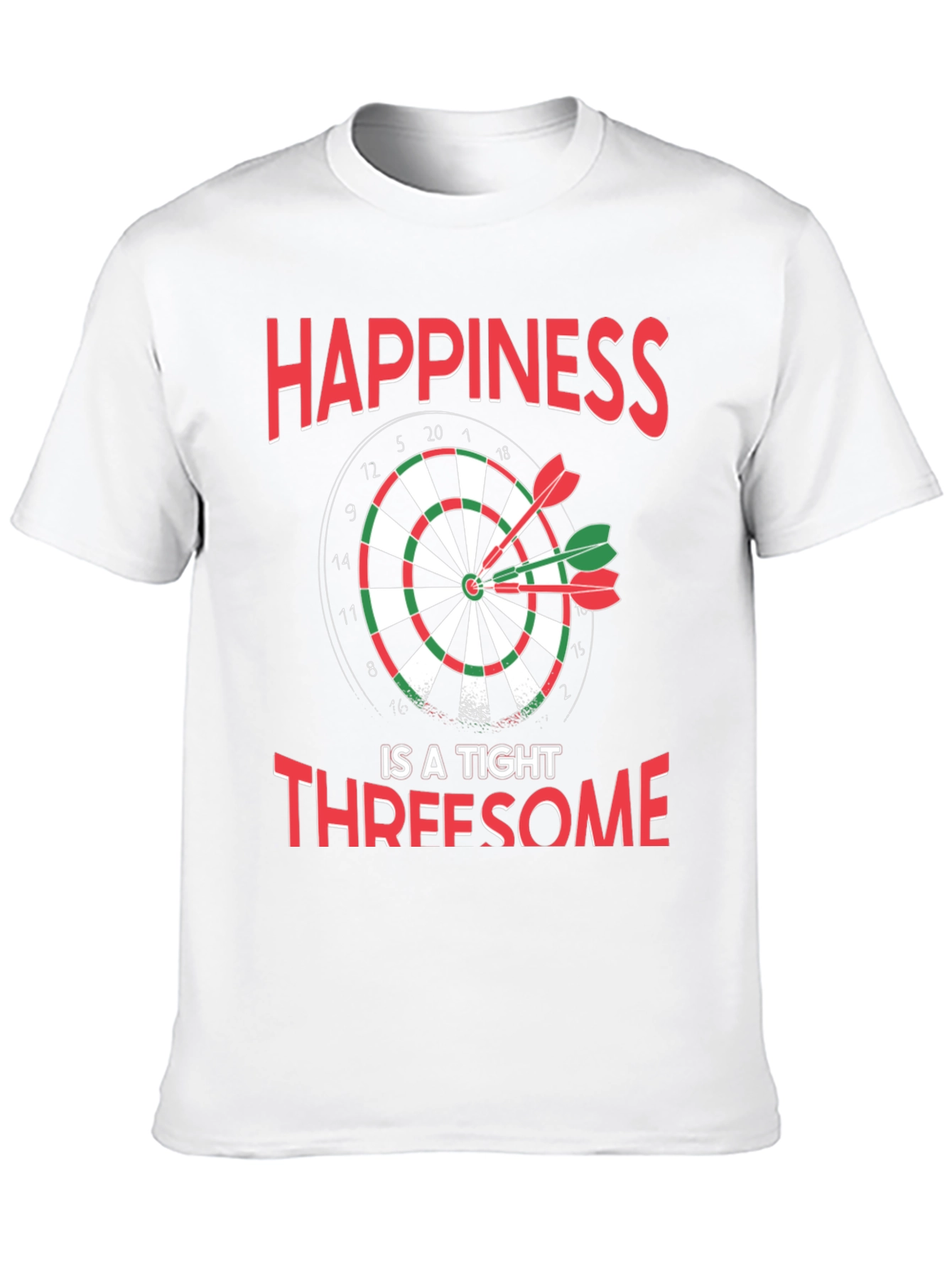 Happiness Dartboard T-Shirt - Tight Threesome