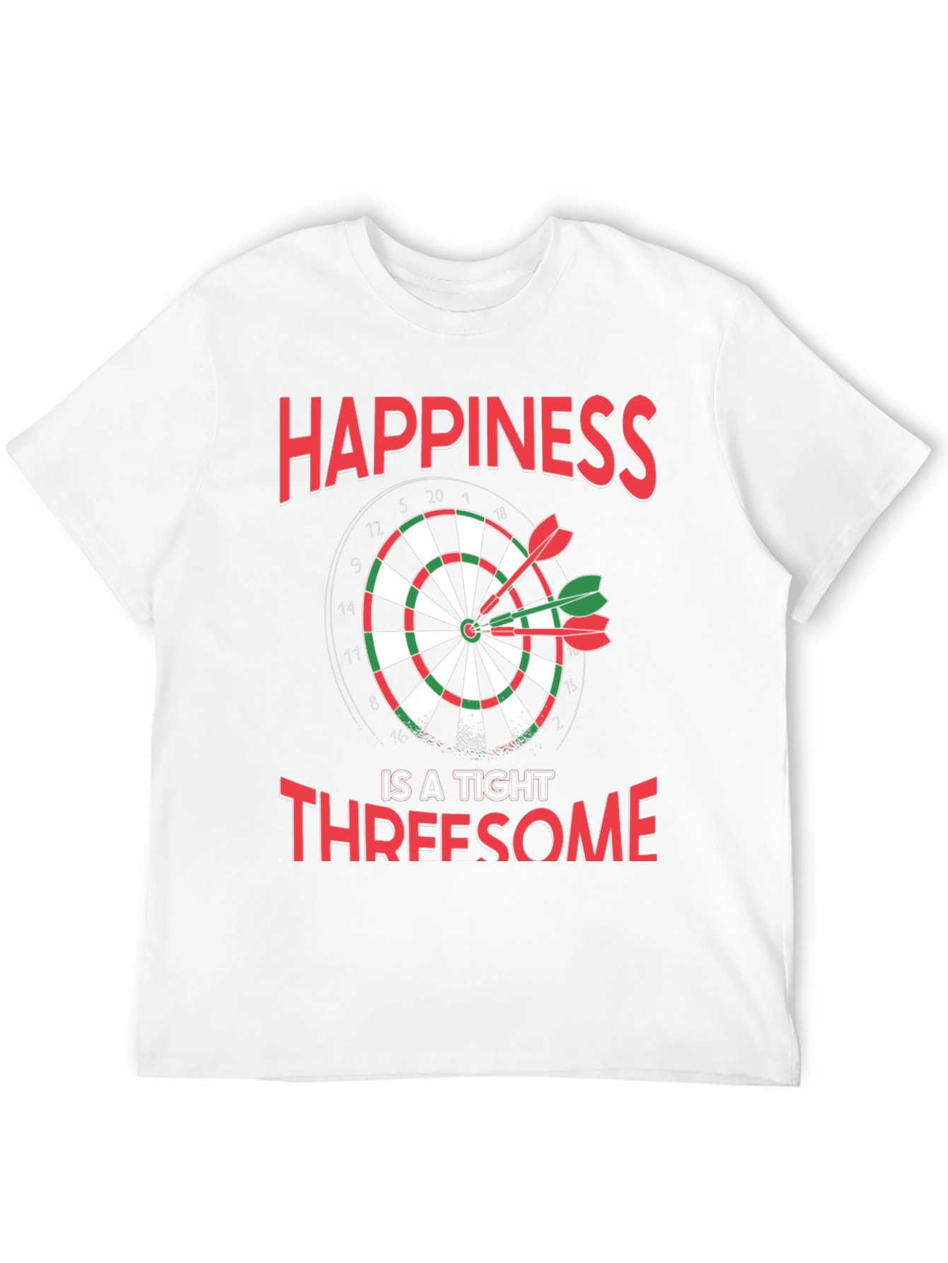Happiness Dartboard T-Shirt - Tight Threesome