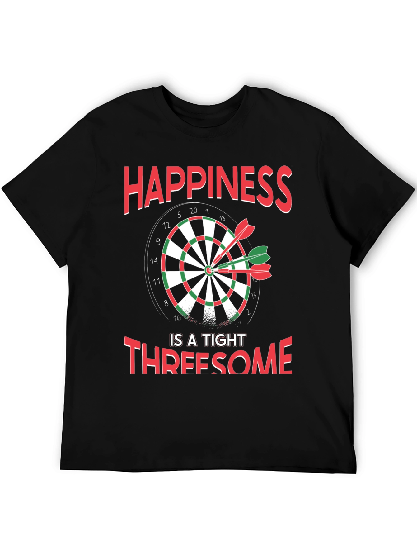 Happiness Dartboard T-Shirt - Tight Threesome