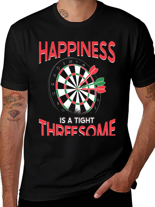 Happiness Dartboard T-Shirt - Tight Threesome