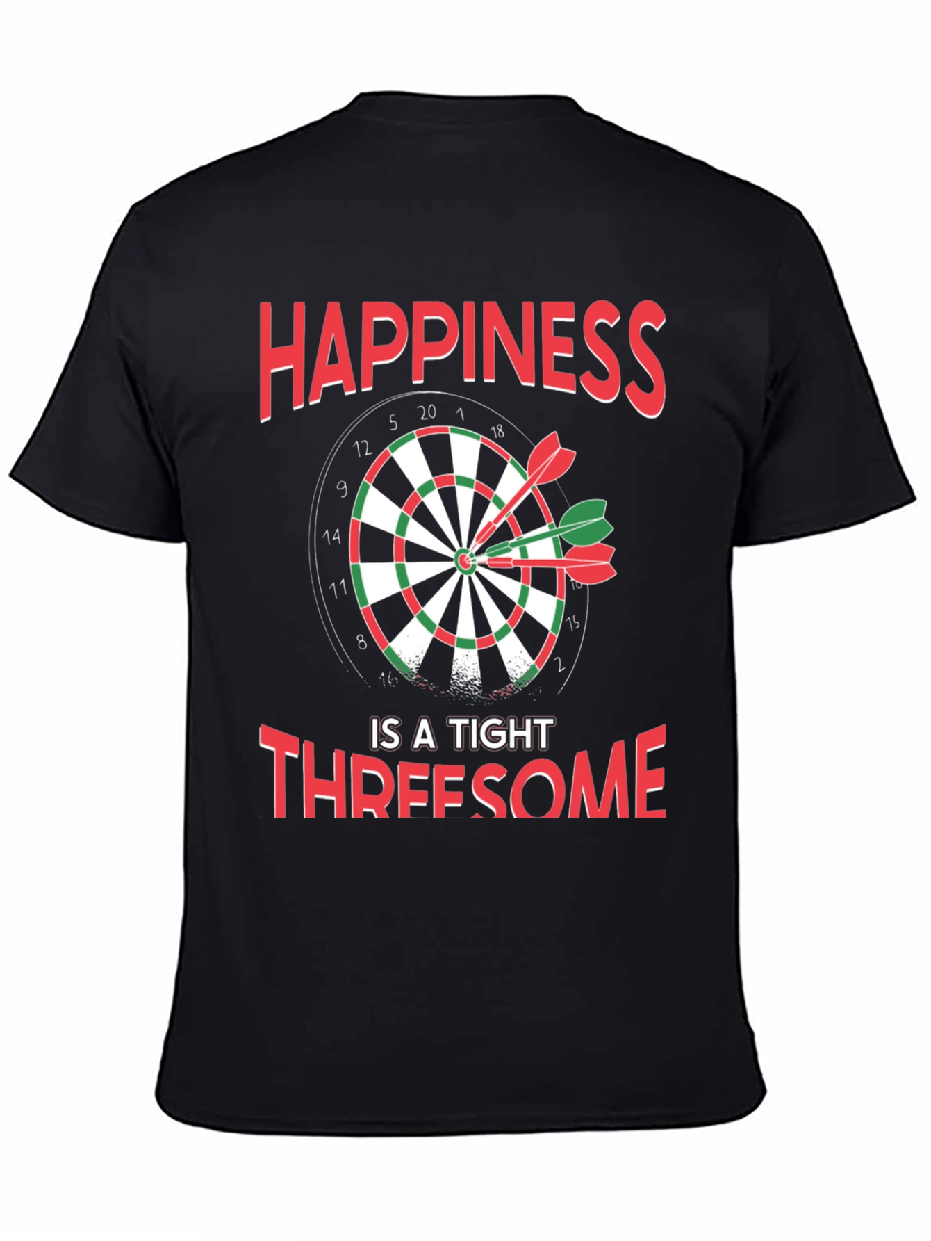 Happiness Dartboard T-Shirt - Tight Threesome