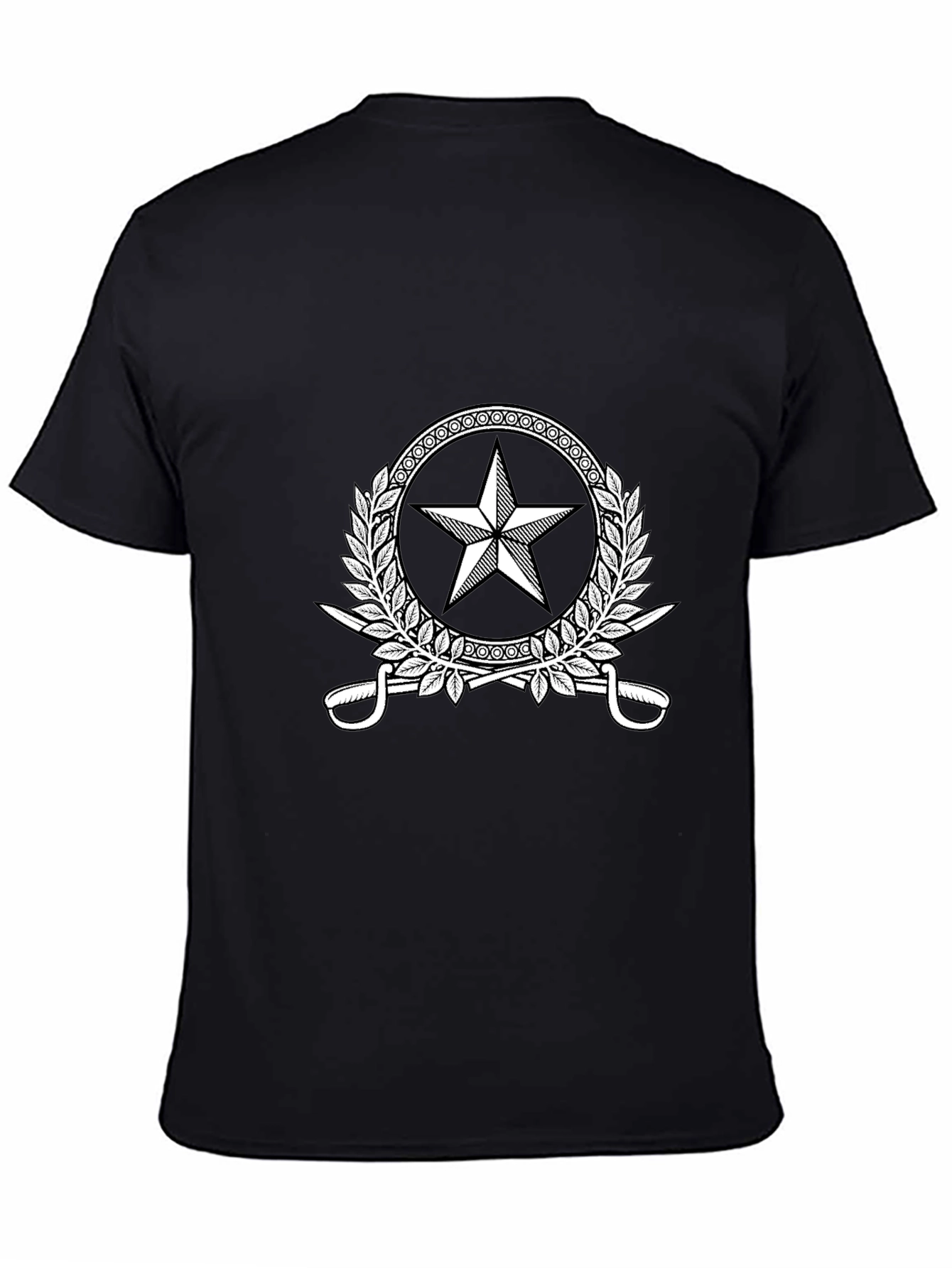 Star & Sword Graphic Tee - Black