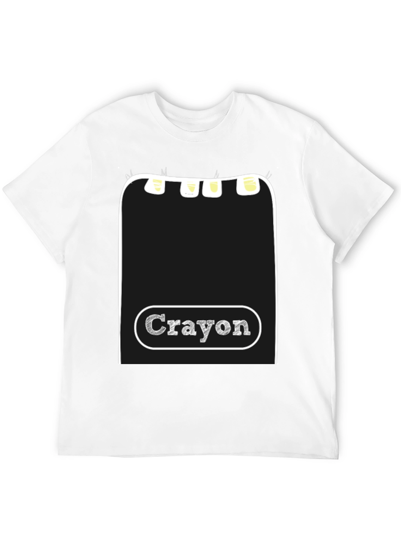 Crayon Box Graphic Tee - Creative Art Shirt