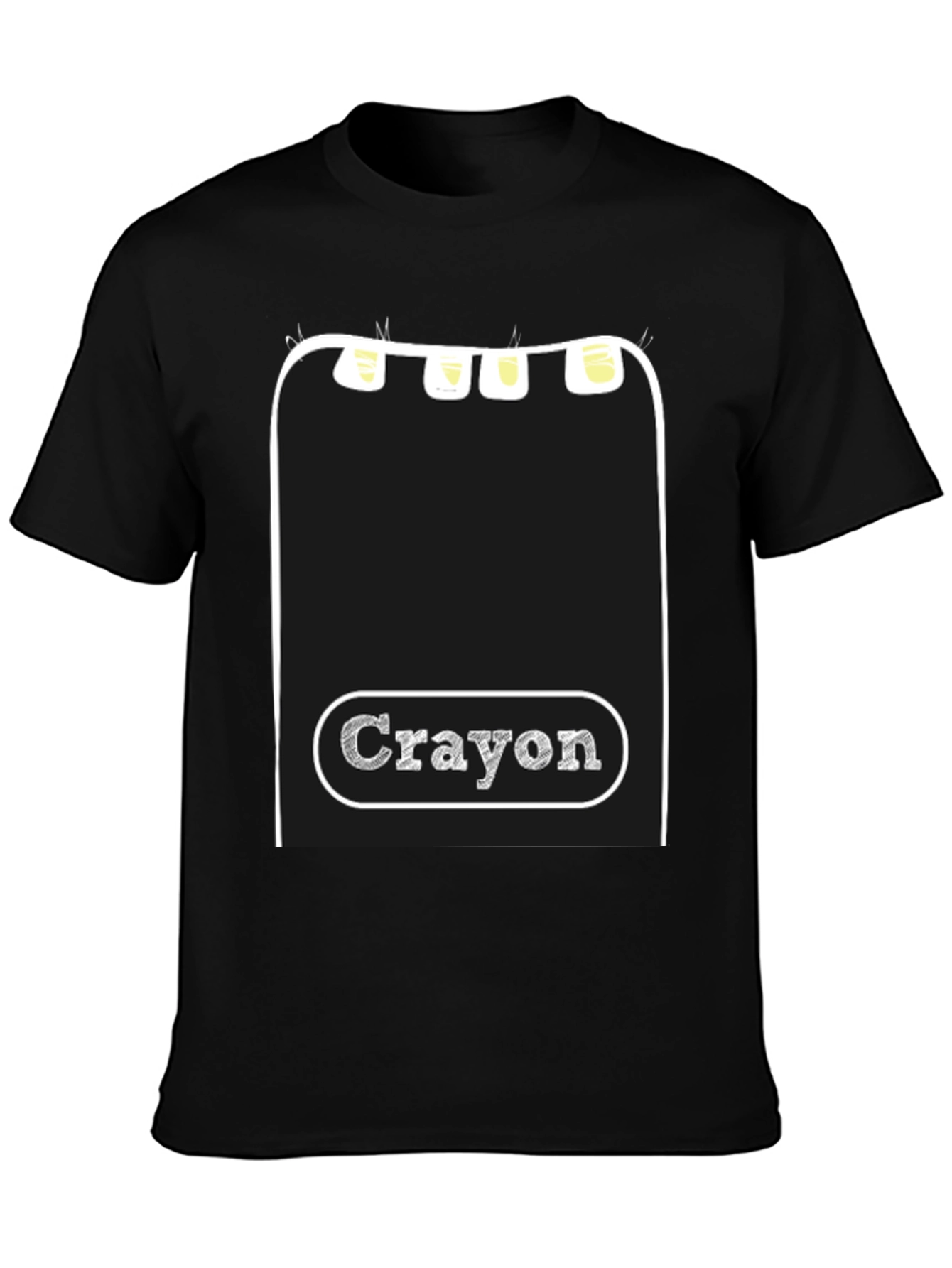 Crayon Box Graphic Tee - Creative Art Shirt