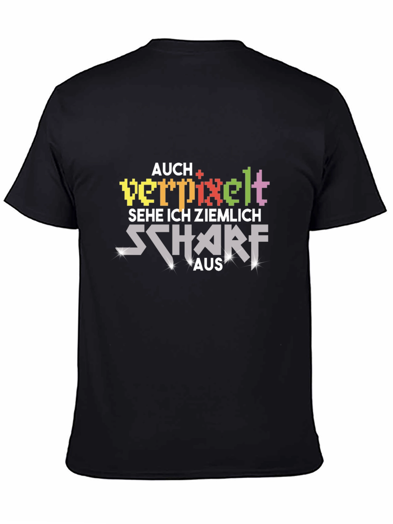 Pixelated Sharp T-Shirt - Gamer Style