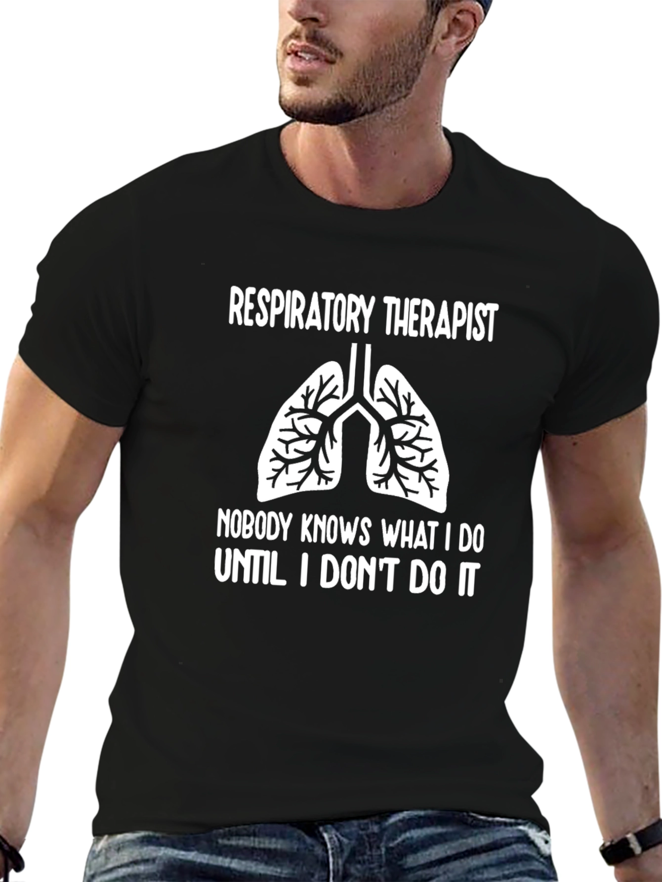 Respiratory Therapist T-Shirt - Funny Lung Graphic Tee