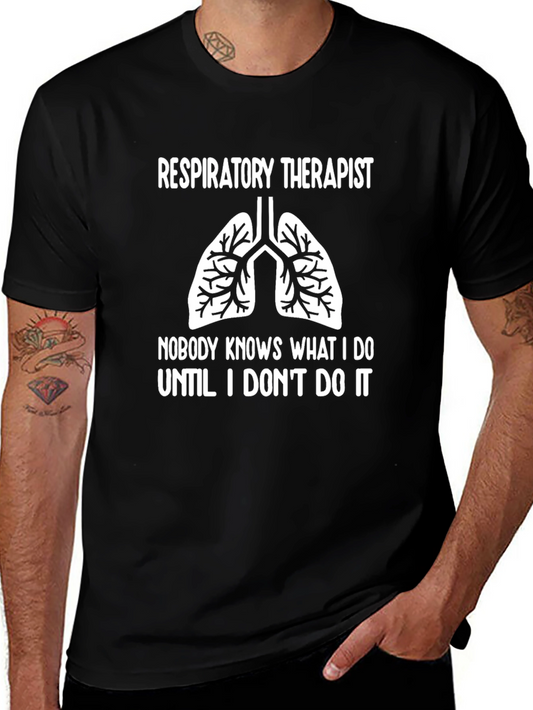 Respiratory Therapist T-Shirt - Funny Lung Graphic Tee