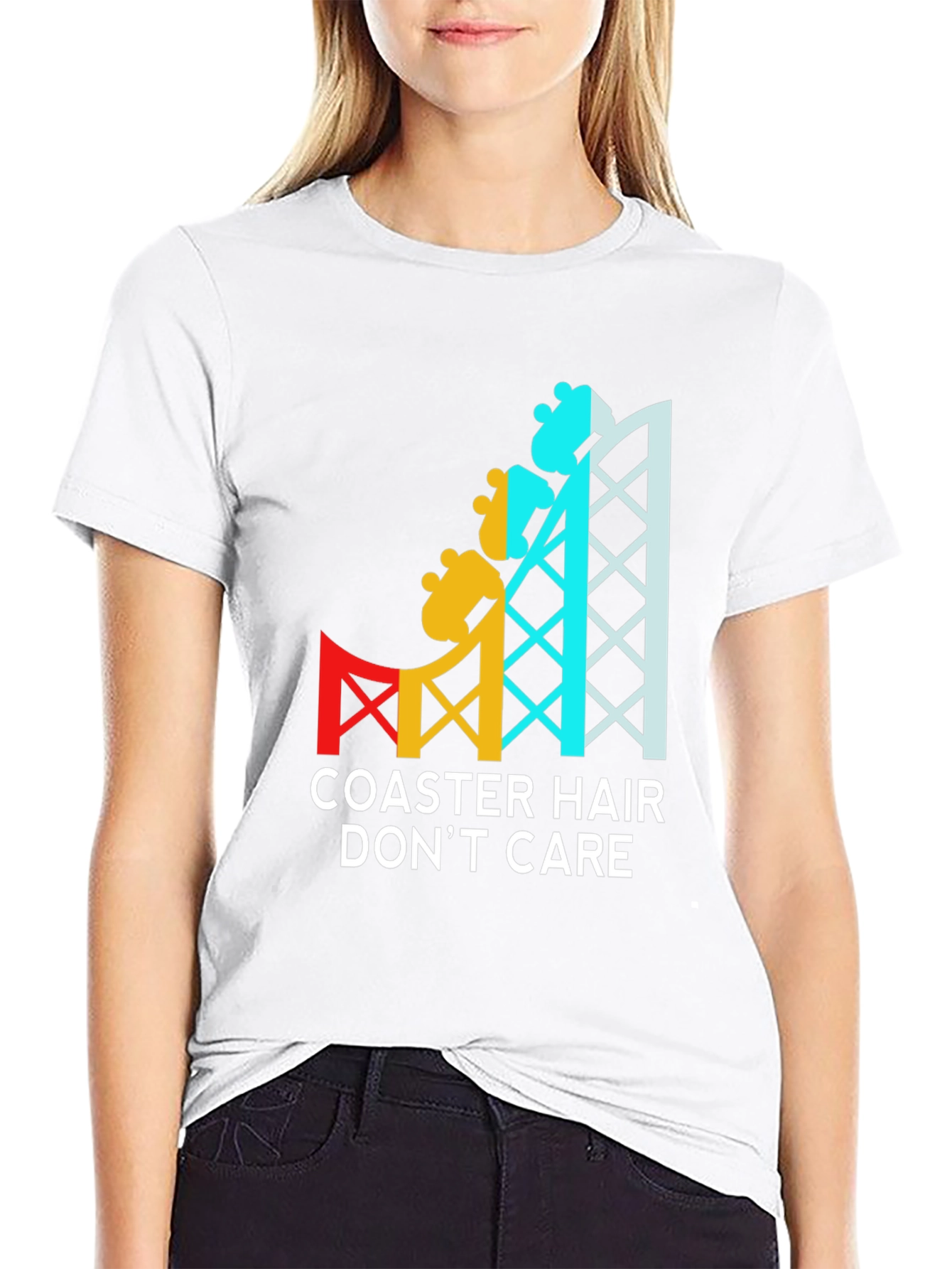 Coaster Hair Dont Care Graphic Tee