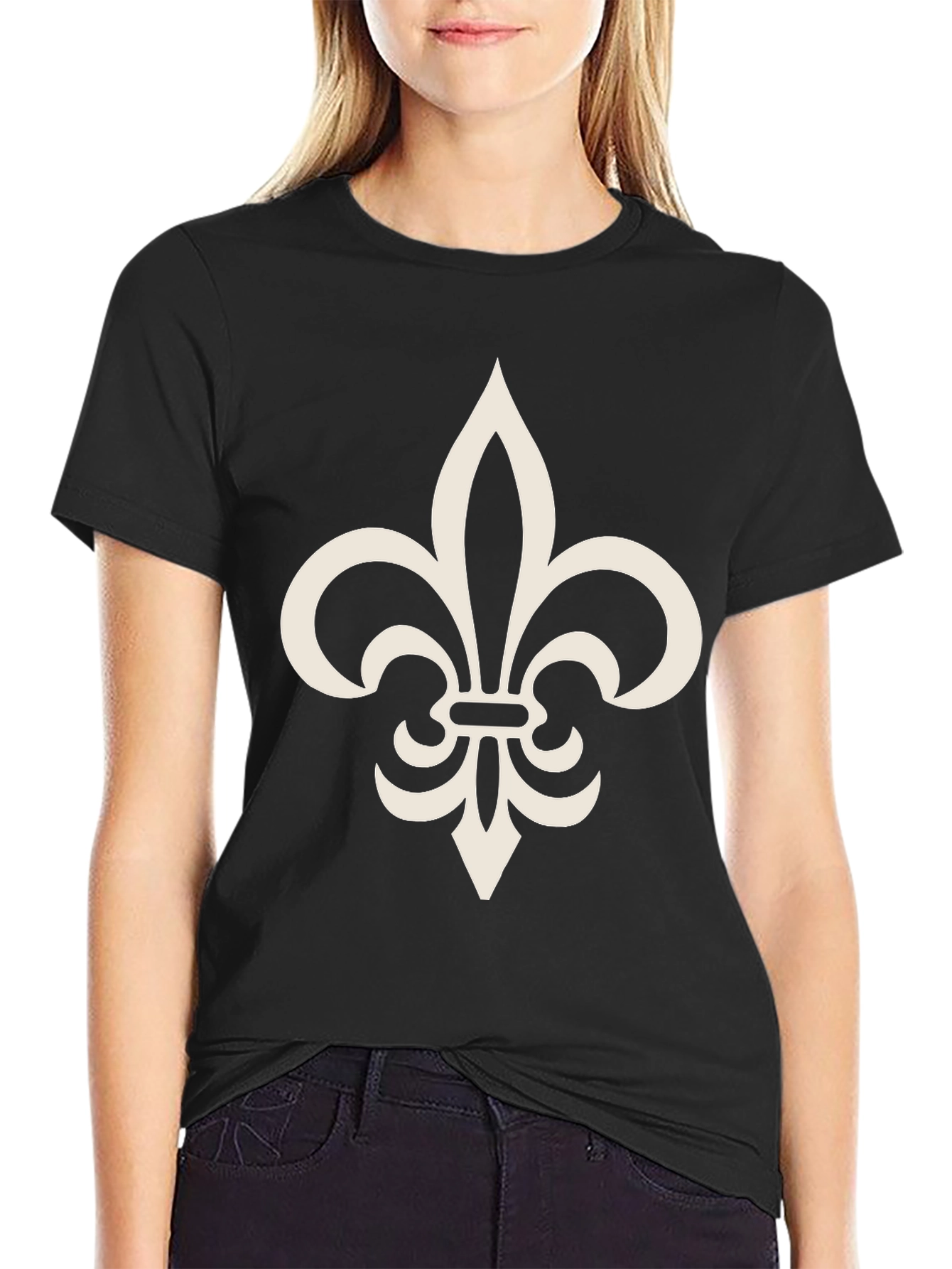 Fleur-de-lis Graphic Tee - Casual Comfort
