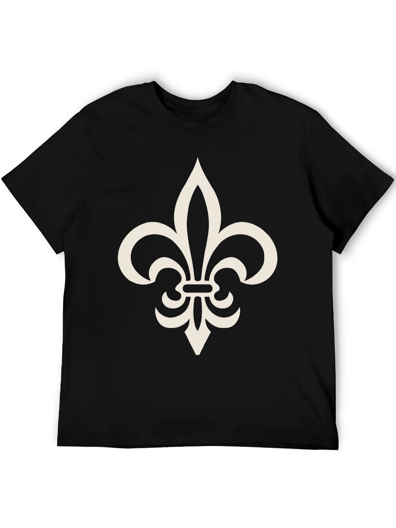 Fleur-de-lis Graphic Tee - Casual Comfort
