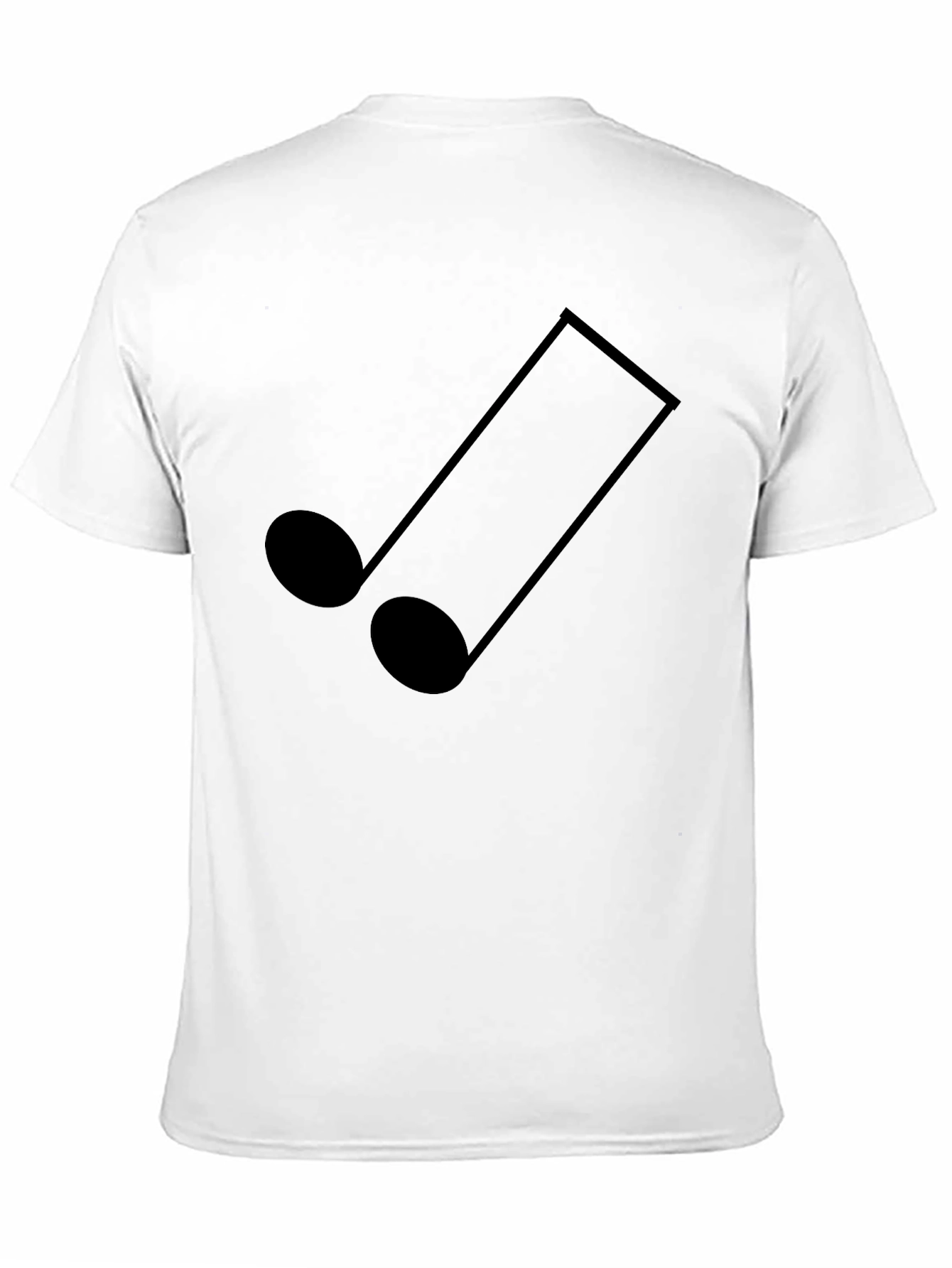 Stylish Black Music Note Graphic Tee