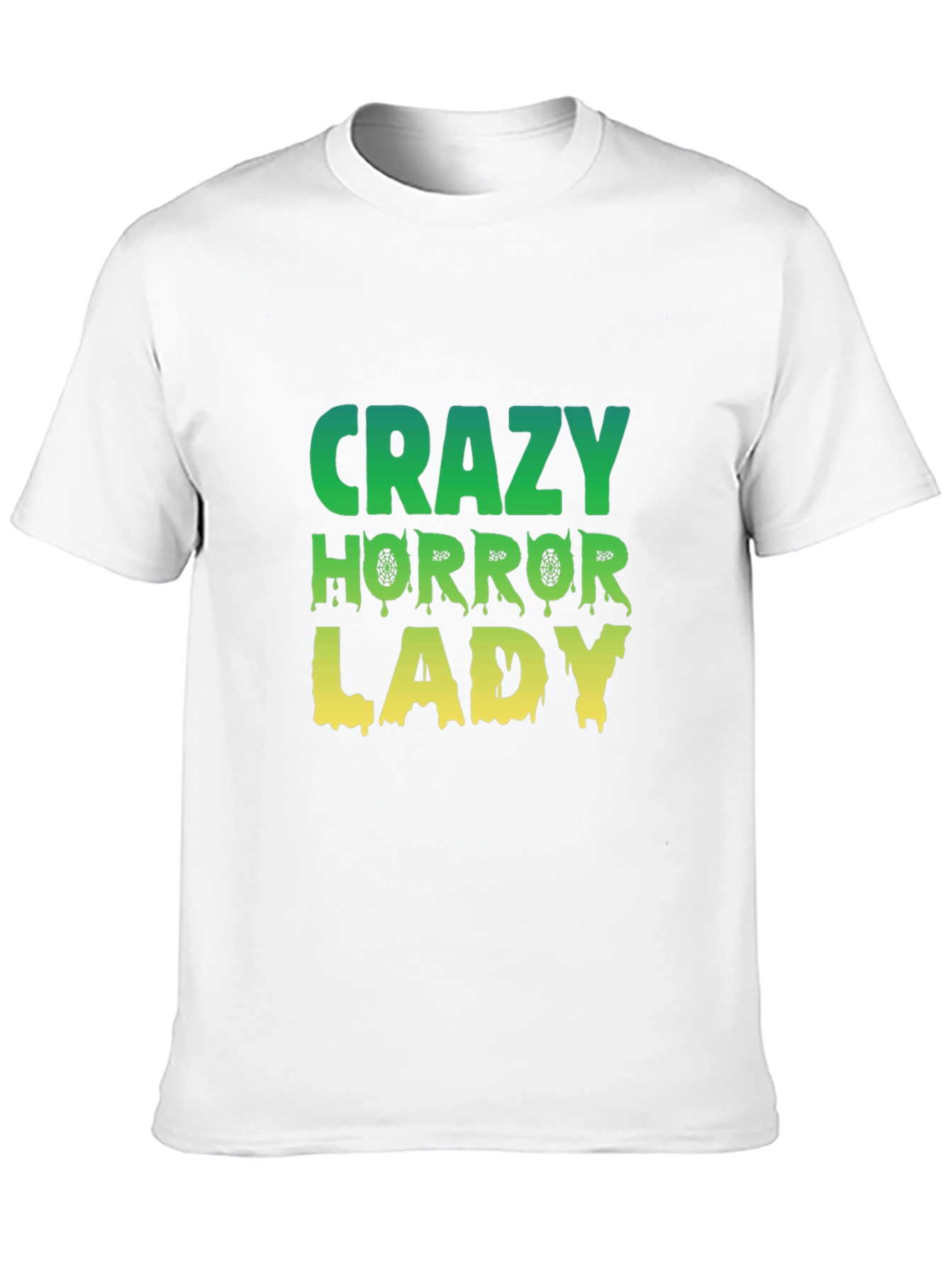 Crazy Horror Lady Graphic T-Shirt