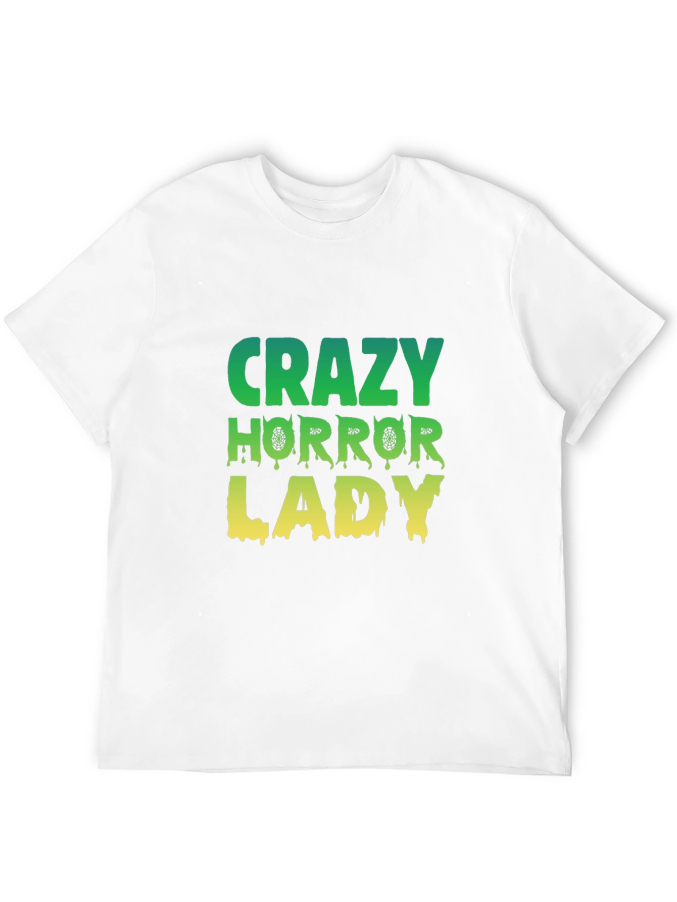Crazy Horror Lady Graphic T-Shirt