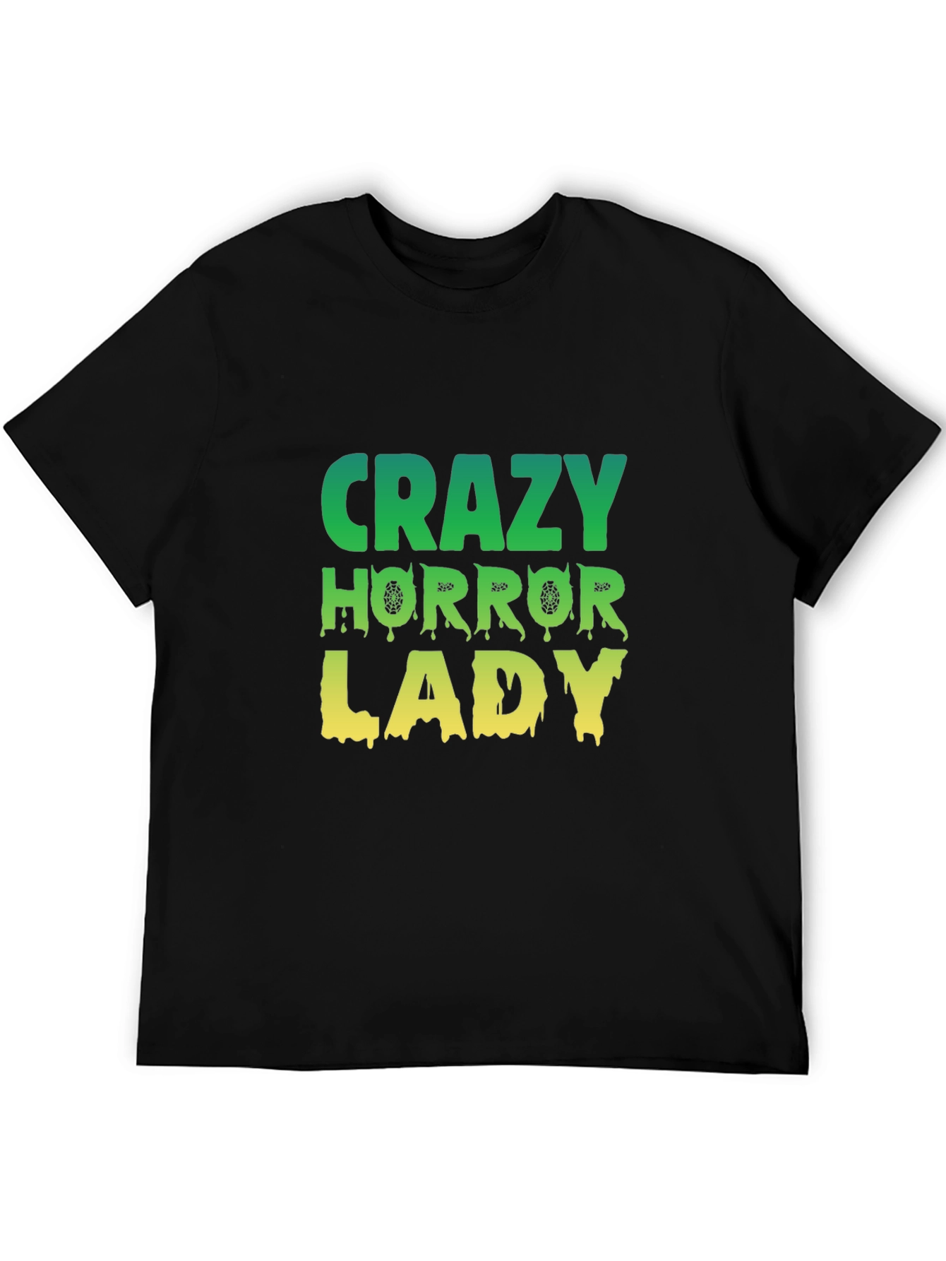 Crazy Horror Lady Graphic T-Shirt