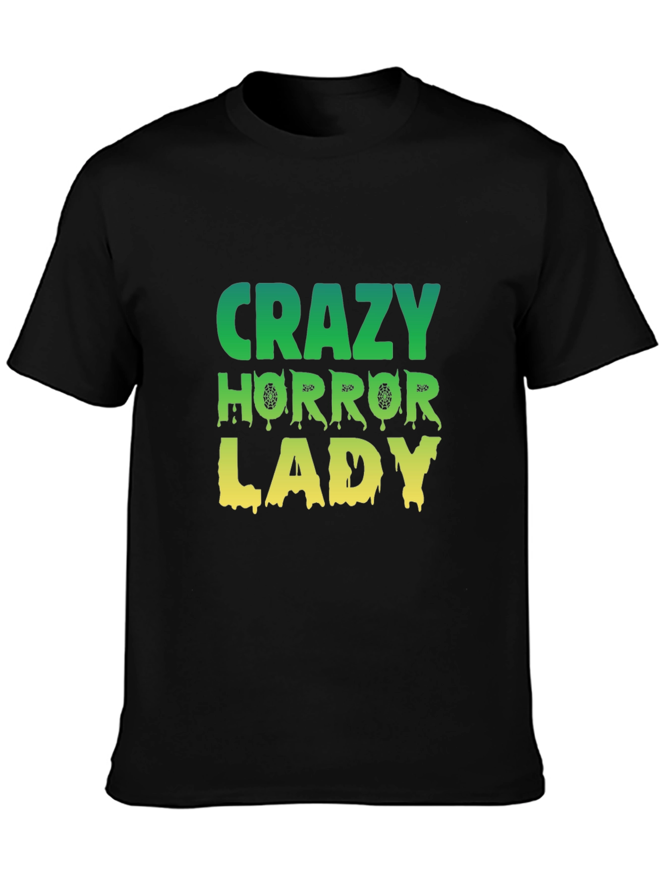 Crazy Horror Lady Graphic T-Shirt