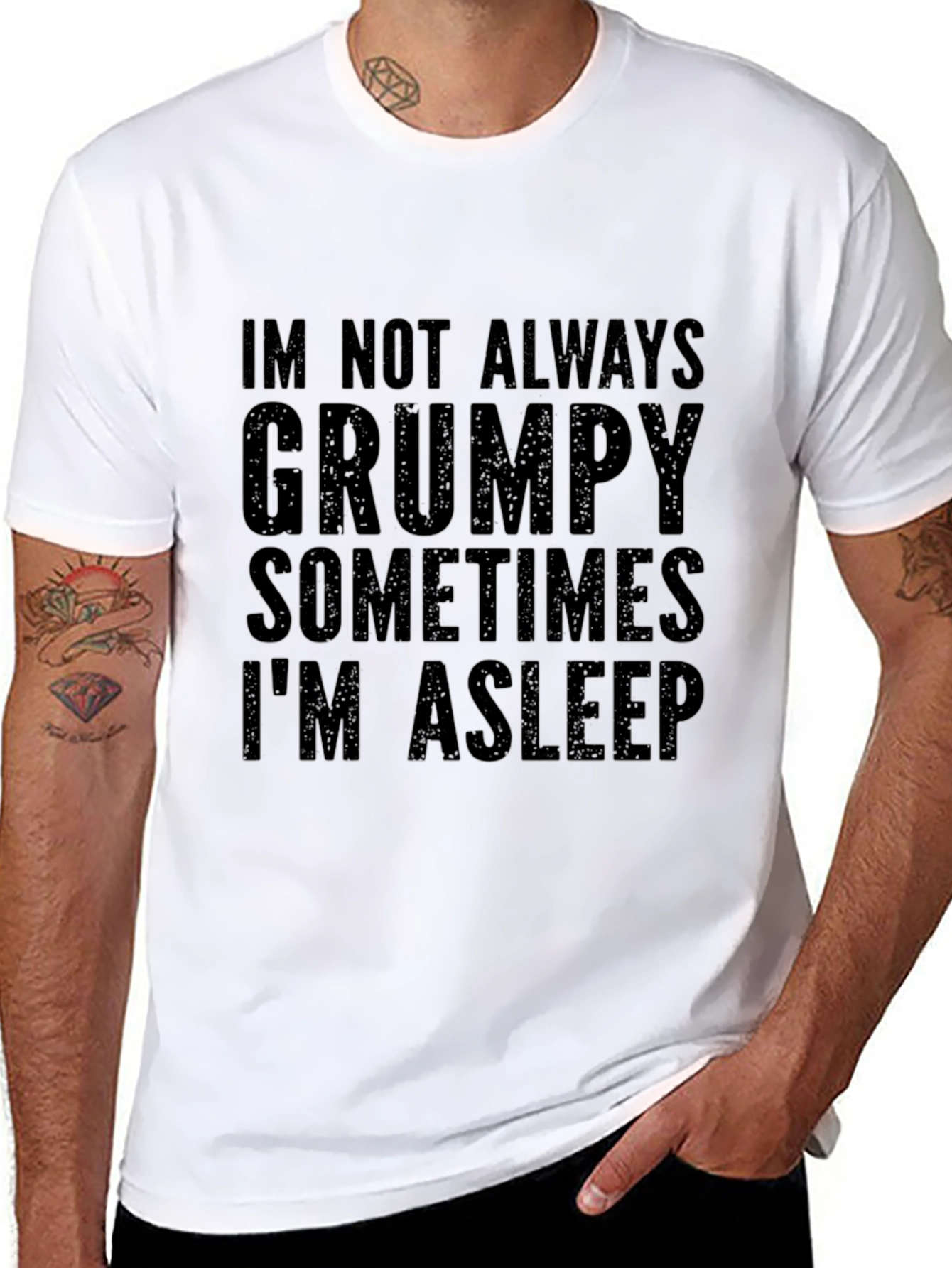 Grumpy Sleep T-Shirt - Funny Graphic Tee