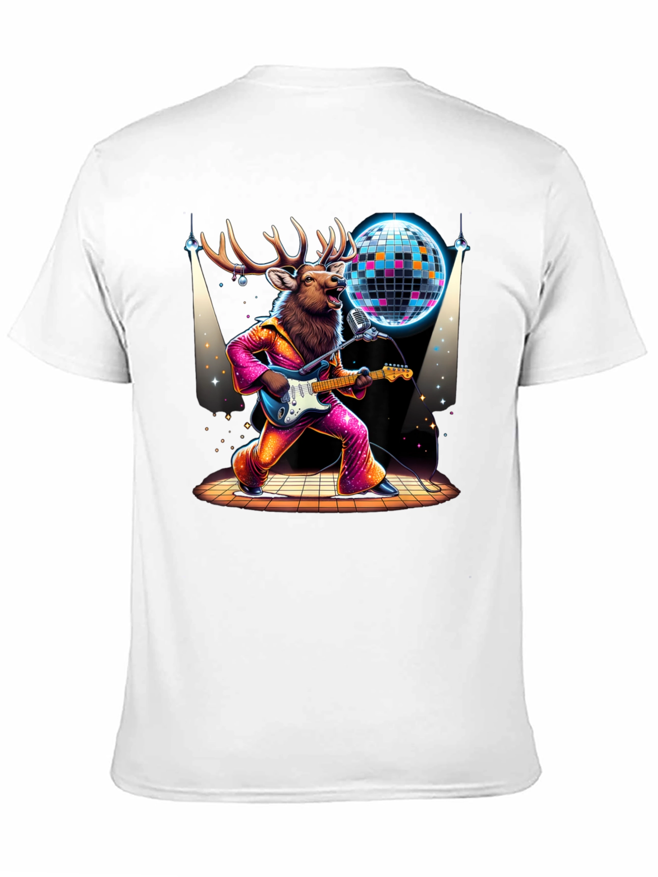 Disco Deer Graphic Tee