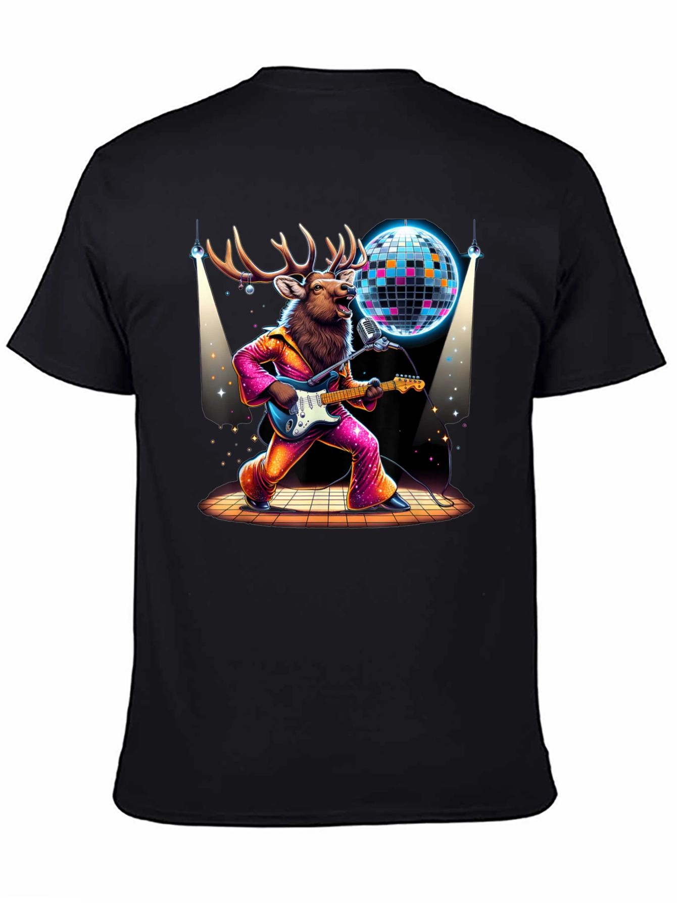 Disco Deer Graphic Tee