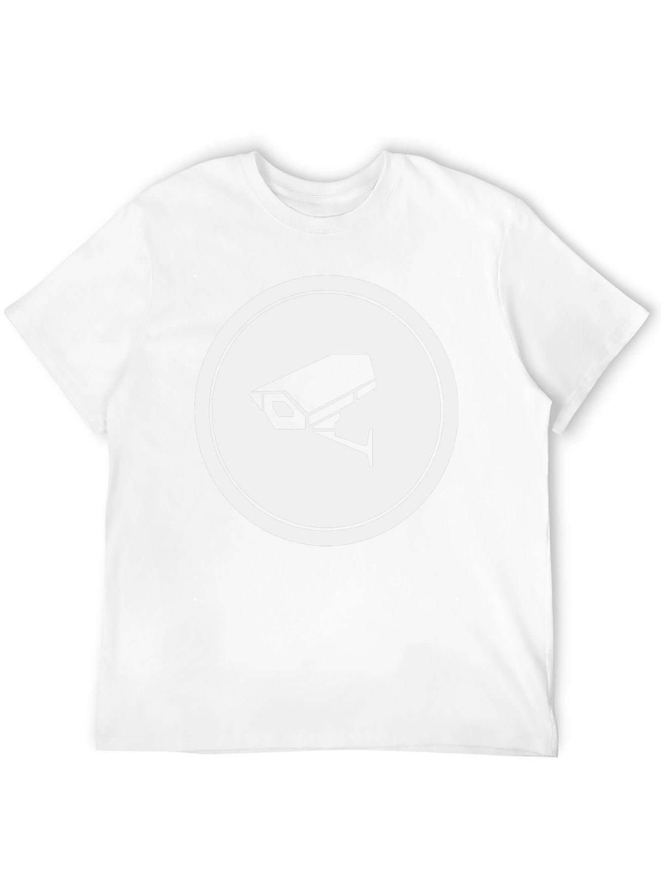 Surveillance Camera Graphic Tee - Black
