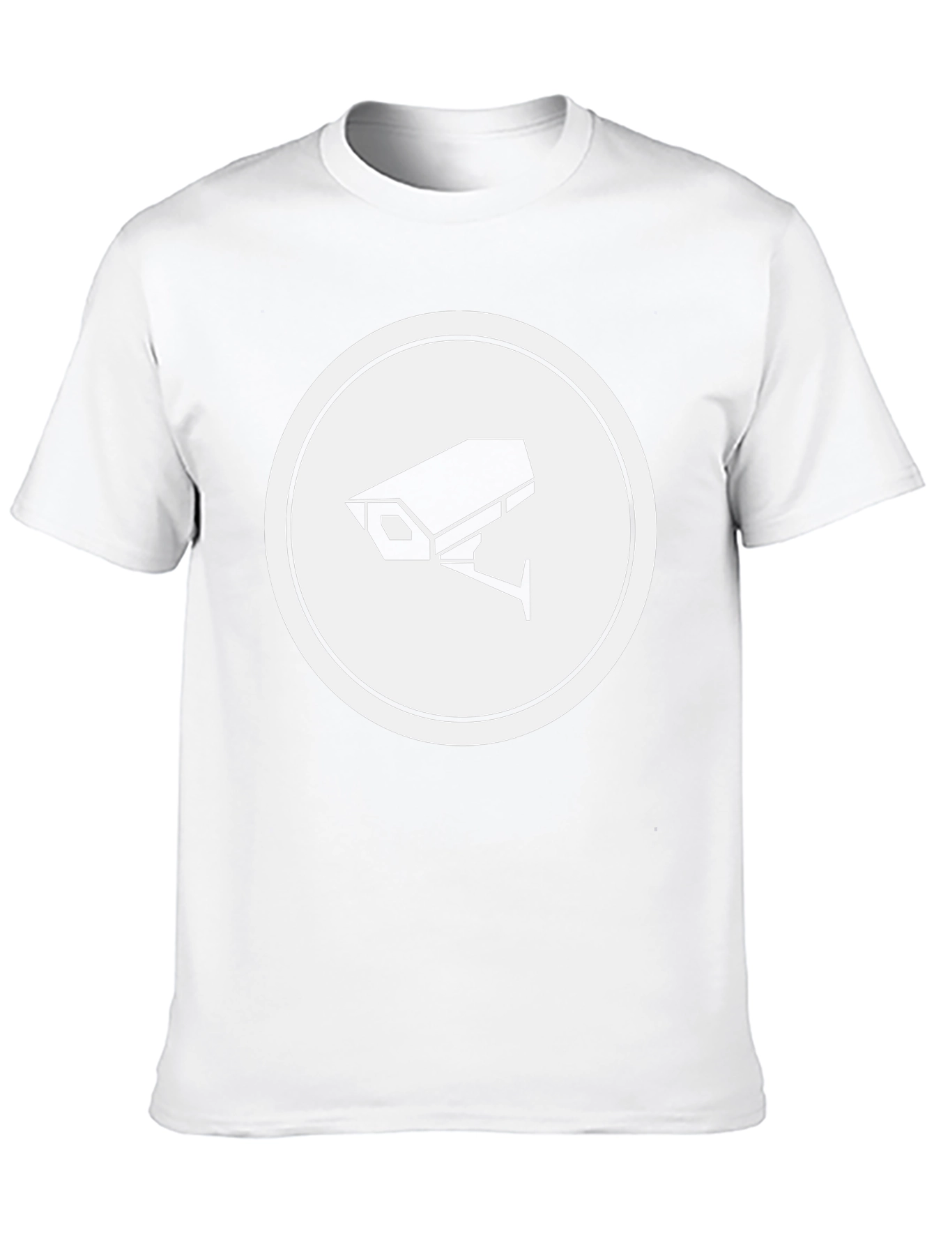 Surveillance Camera Graphic Tee - Black