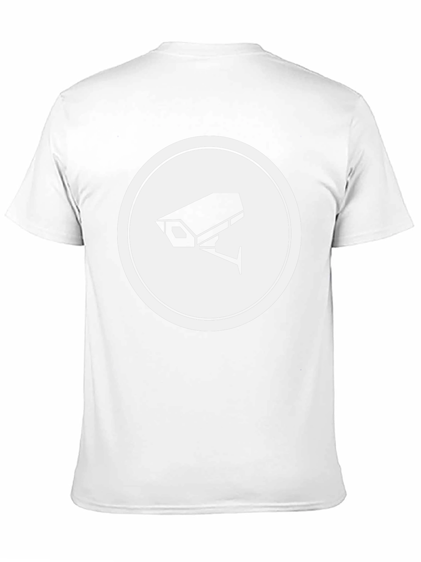 Surveillance Camera Graphic Tee - Black