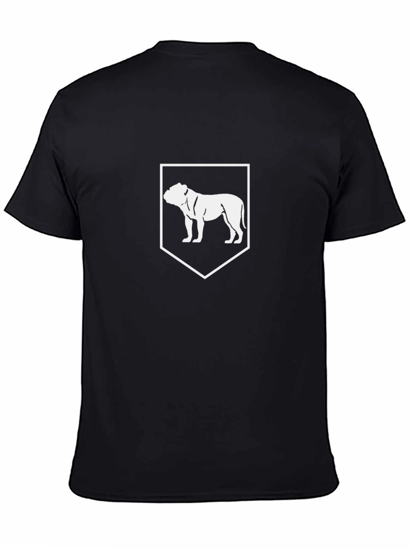 Bulldog Emblem Black T-Shirt
