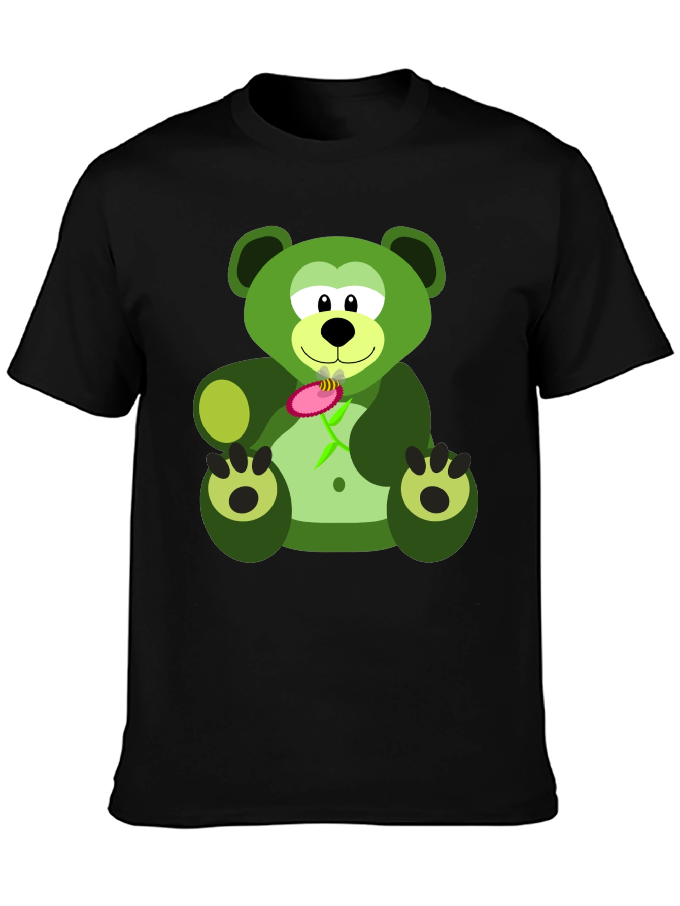 Green Bear Graphic Tee