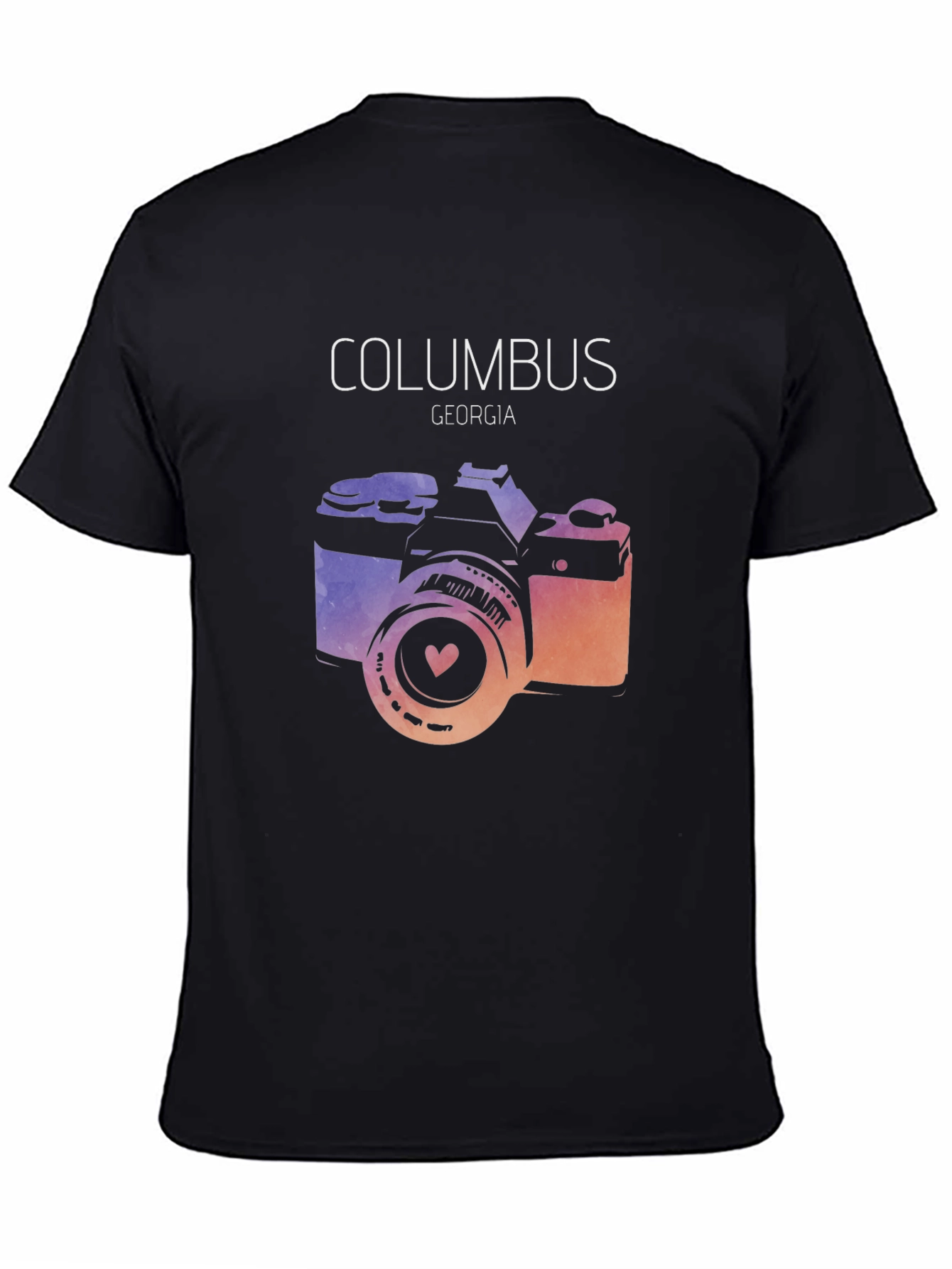 Columbus Georgia Camera Graphic T-Shirt