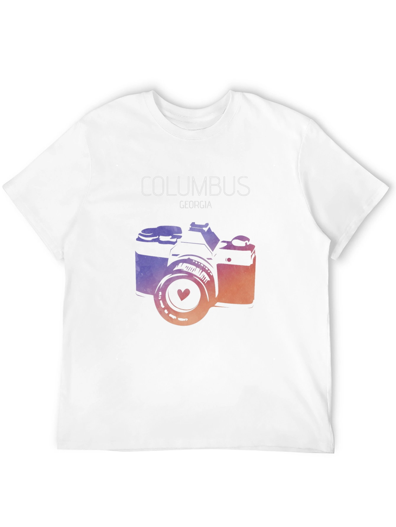 Columbus Georgia Camera Graphic T-Shirt