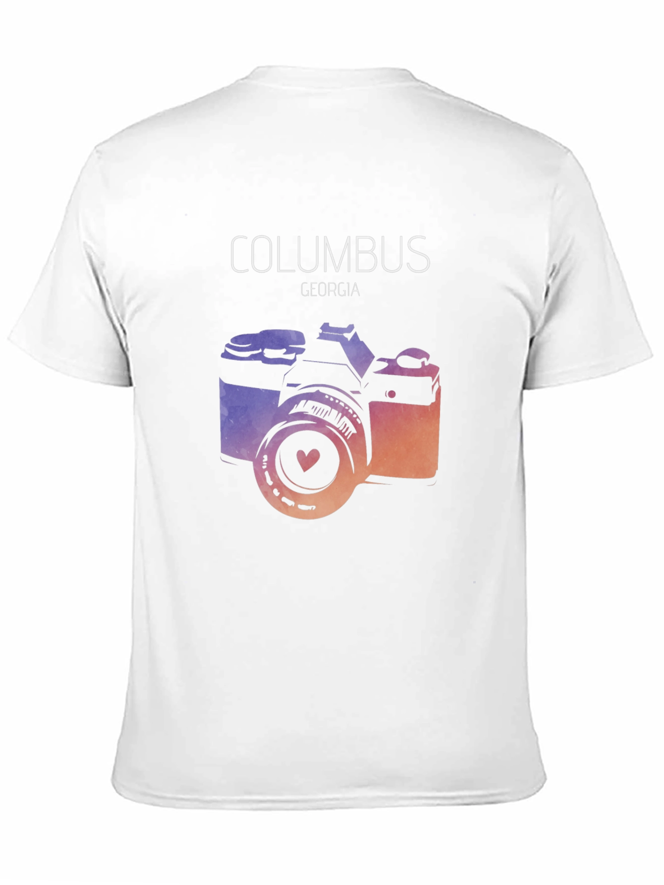 Columbus Georgia Camera Graphic T-Shirt