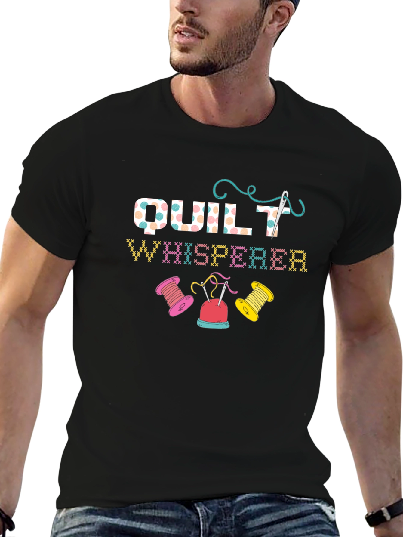 Quilt Whisperer T-Shirt - Quilting Lover Gift