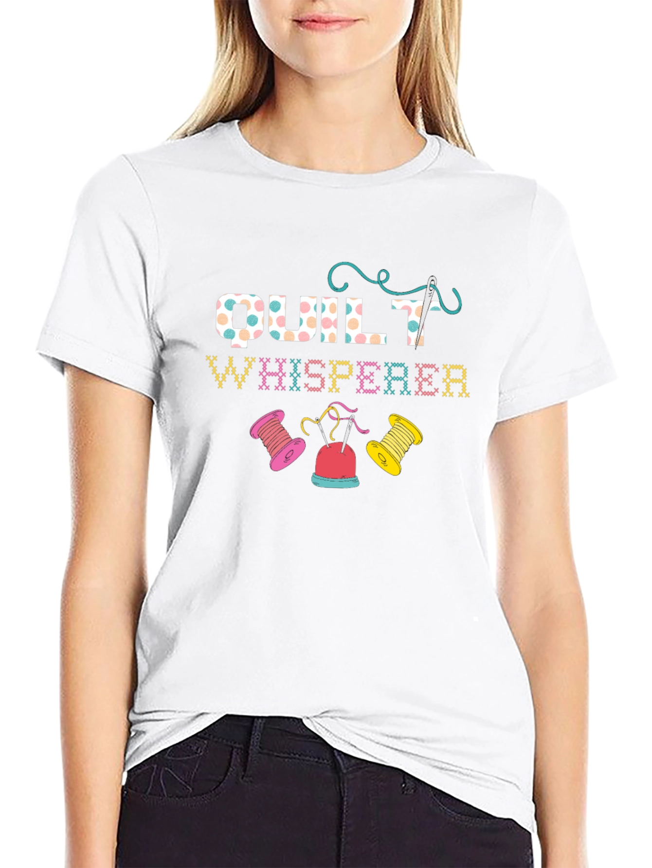 Quilt Whisperer T-Shirt - Quilting Lover Gift