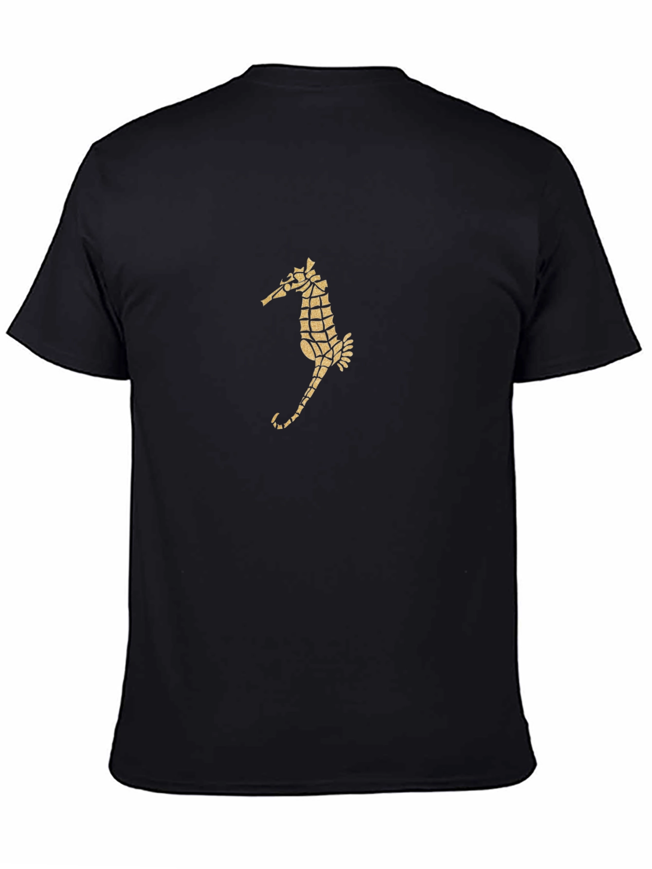 Black Seahorse Graphic Tee