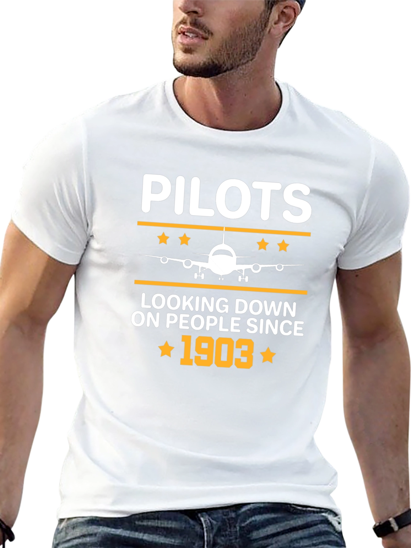 Pilots Looking Down Since 1903 Tee