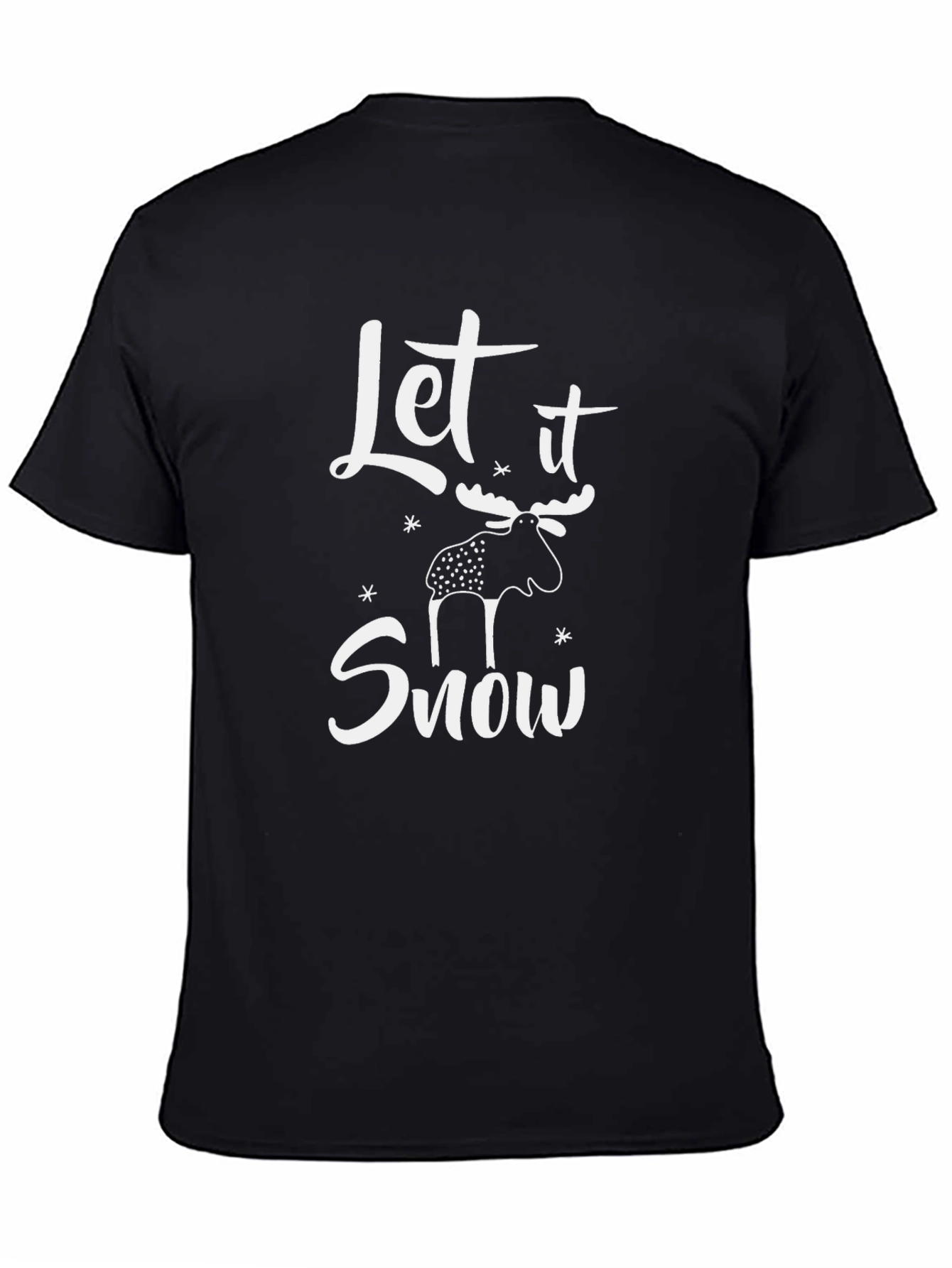 Let it Snow Moose Graphic T-Shirt