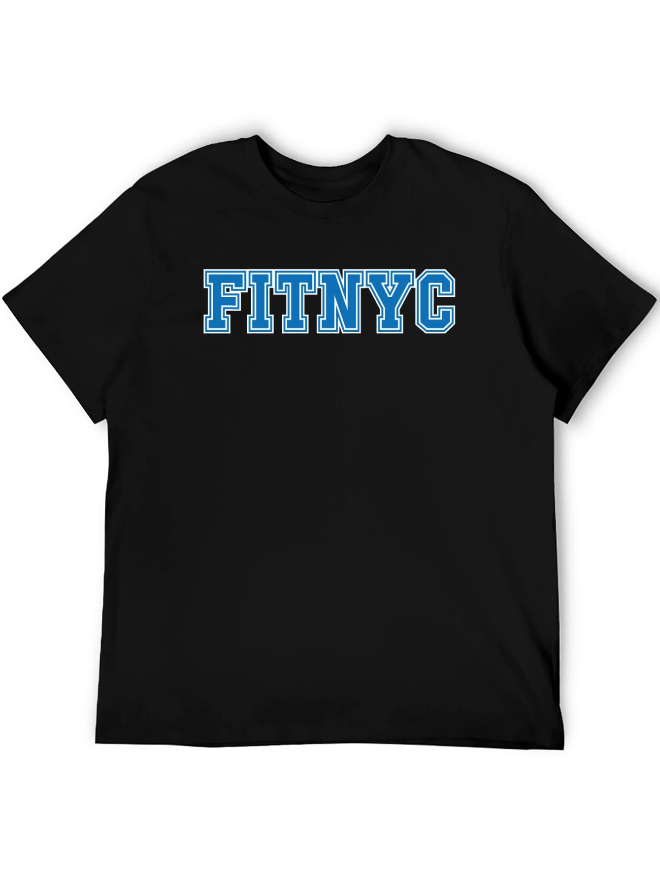FITNYC Graphic Tee - Black Casual T-Shirt