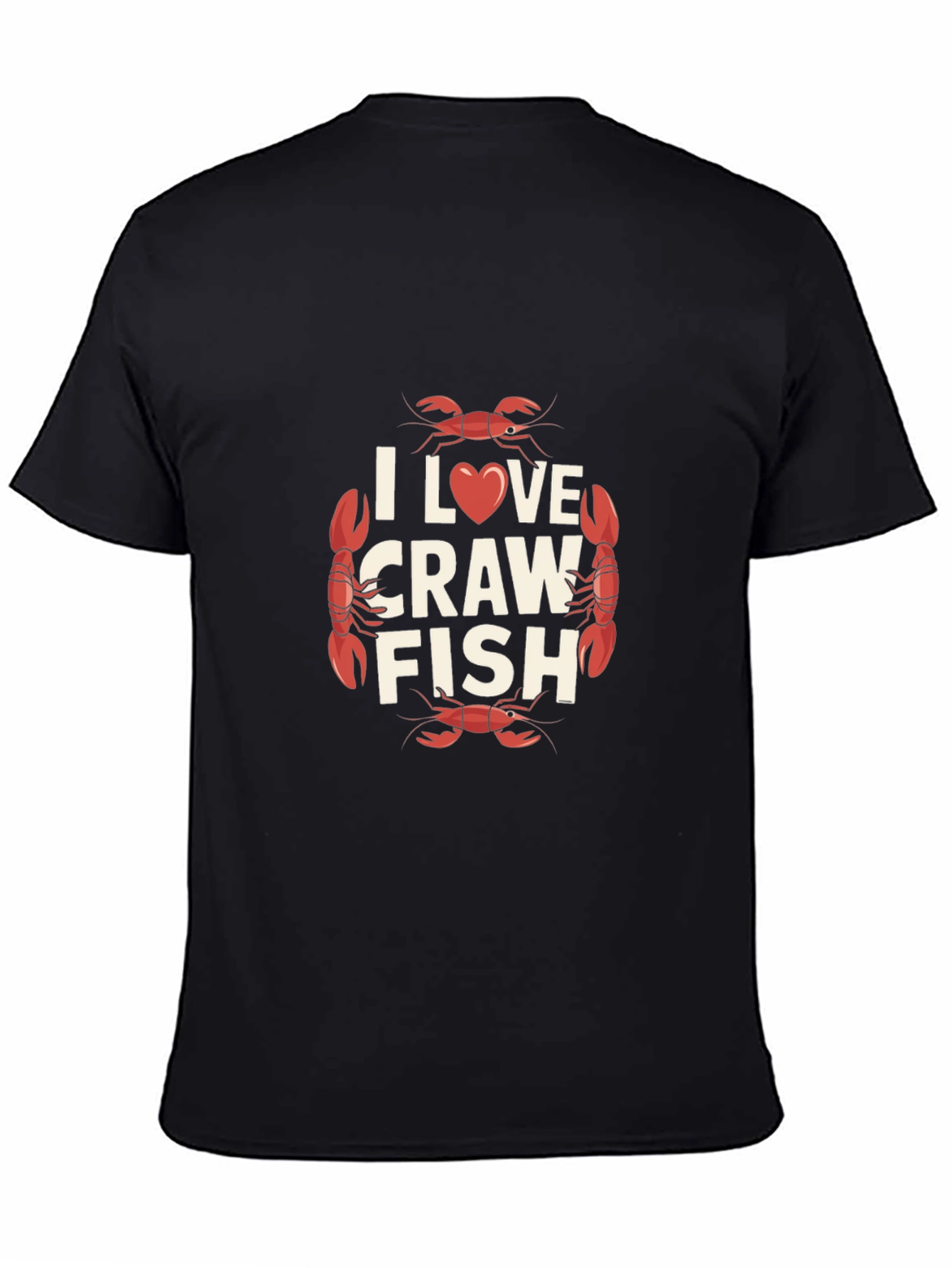 I Love Crawfish Graphic Tee