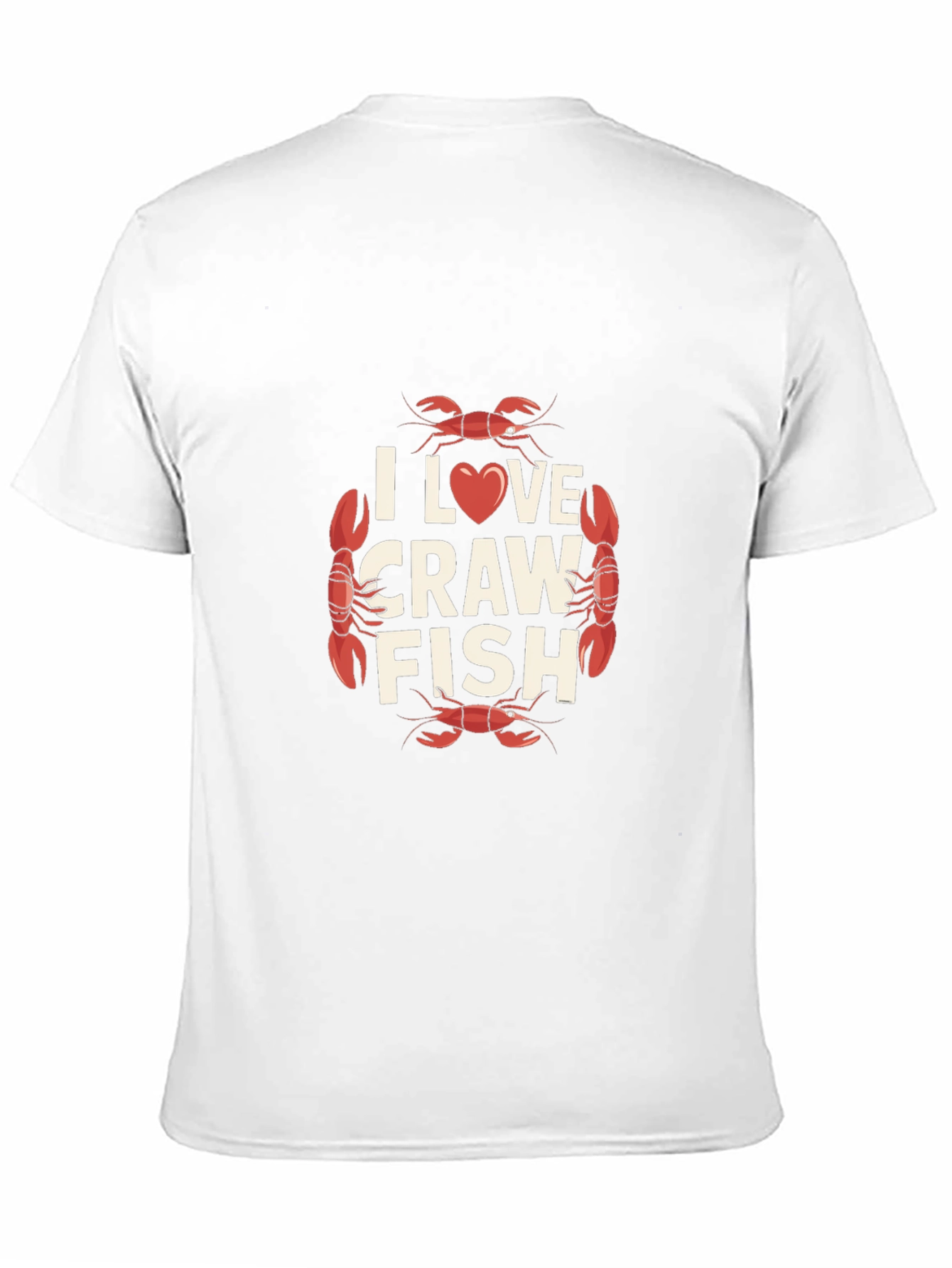 I Love Crawfish Graphic Tee