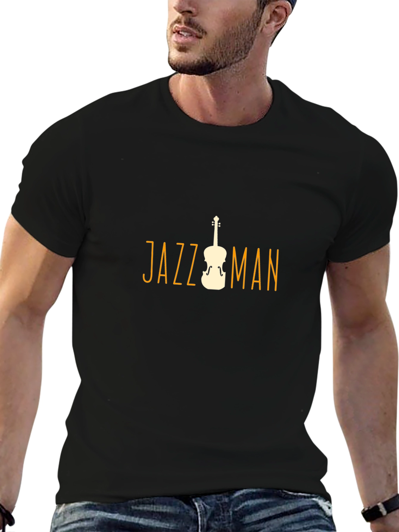 Jazzman T-Shirt: Musical Graphic Tee
