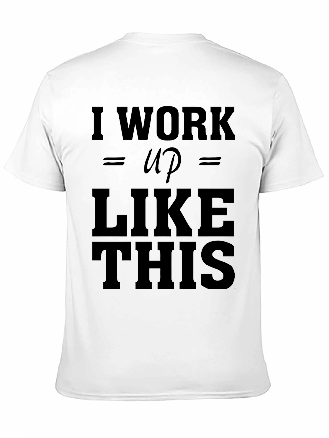 I Woke Up Like This Graphic Tee - Black