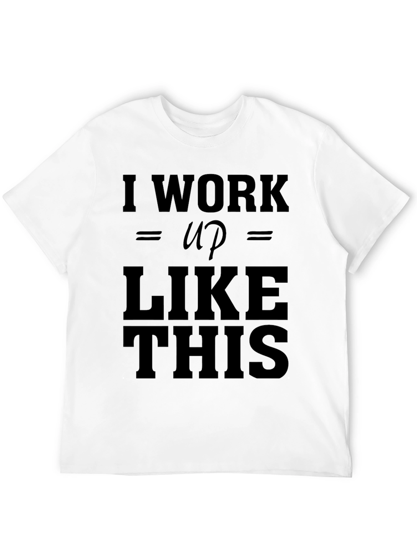 I Woke Up Like This Graphic Tee - Black