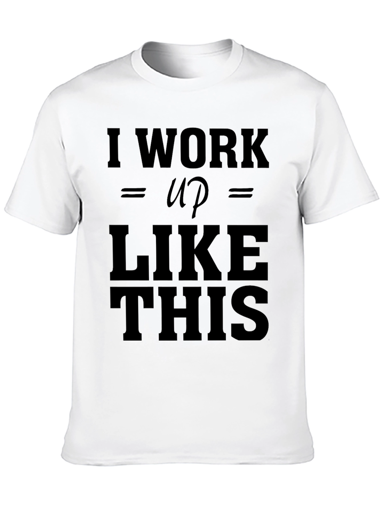 I Woke Up Like This Graphic Tee - Black