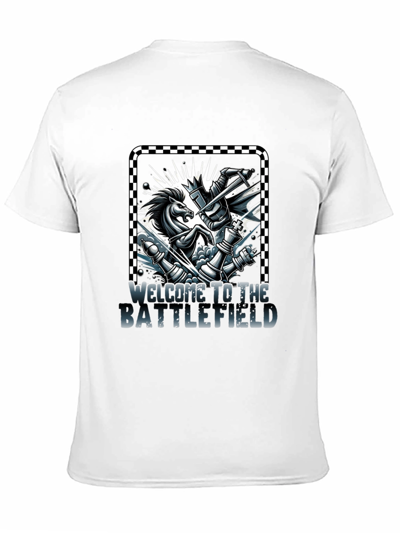 Chess Knight Battle T-Shirt - Welcome to the Battlefield