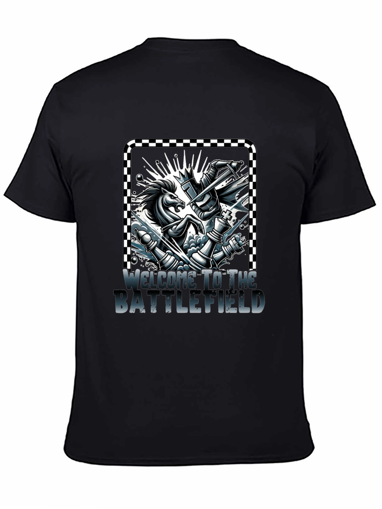 Chess Knight Battle T-Shirt - Welcome to the Battlefield