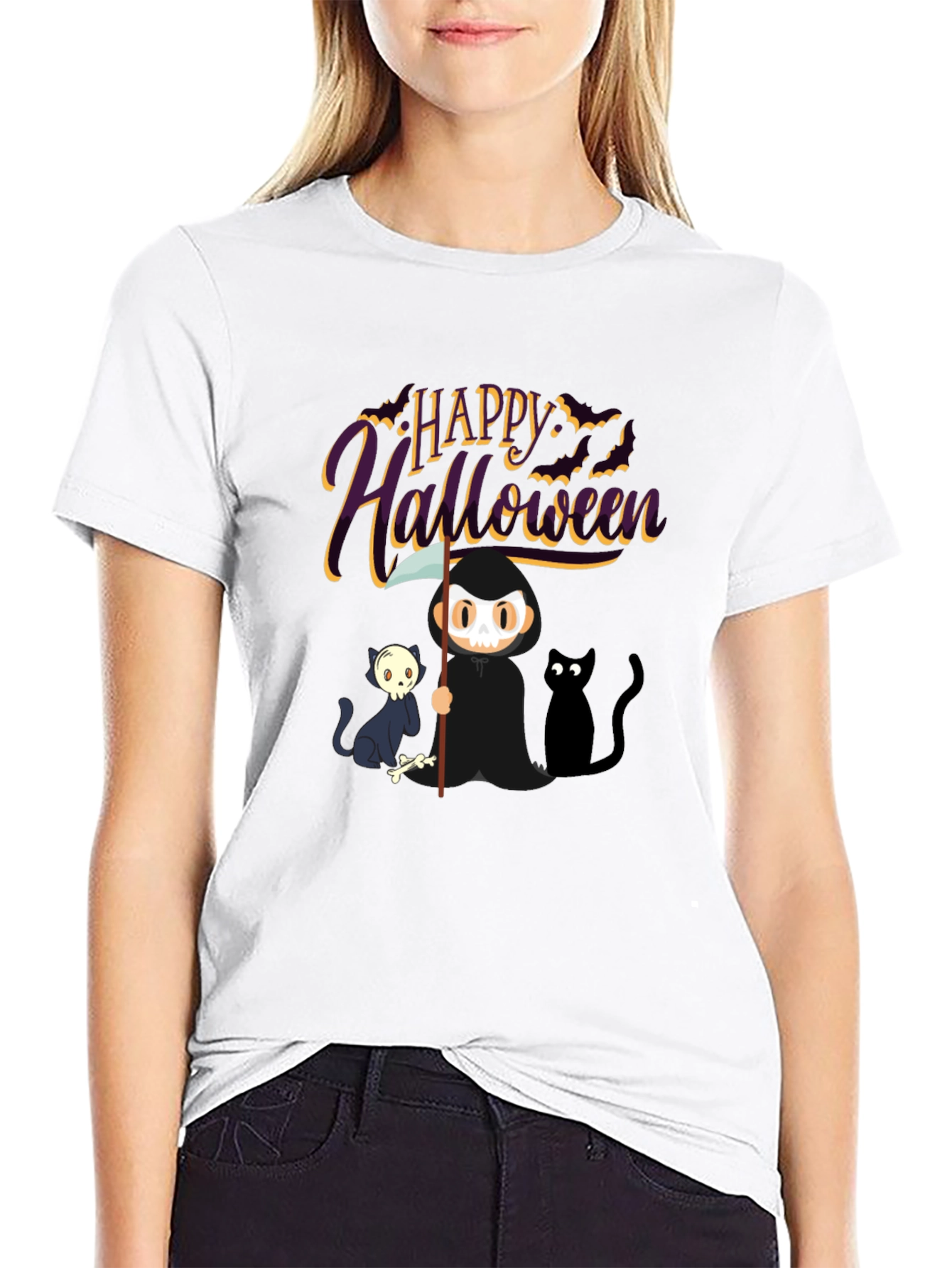 Halloween Crew Neck T-Shirt