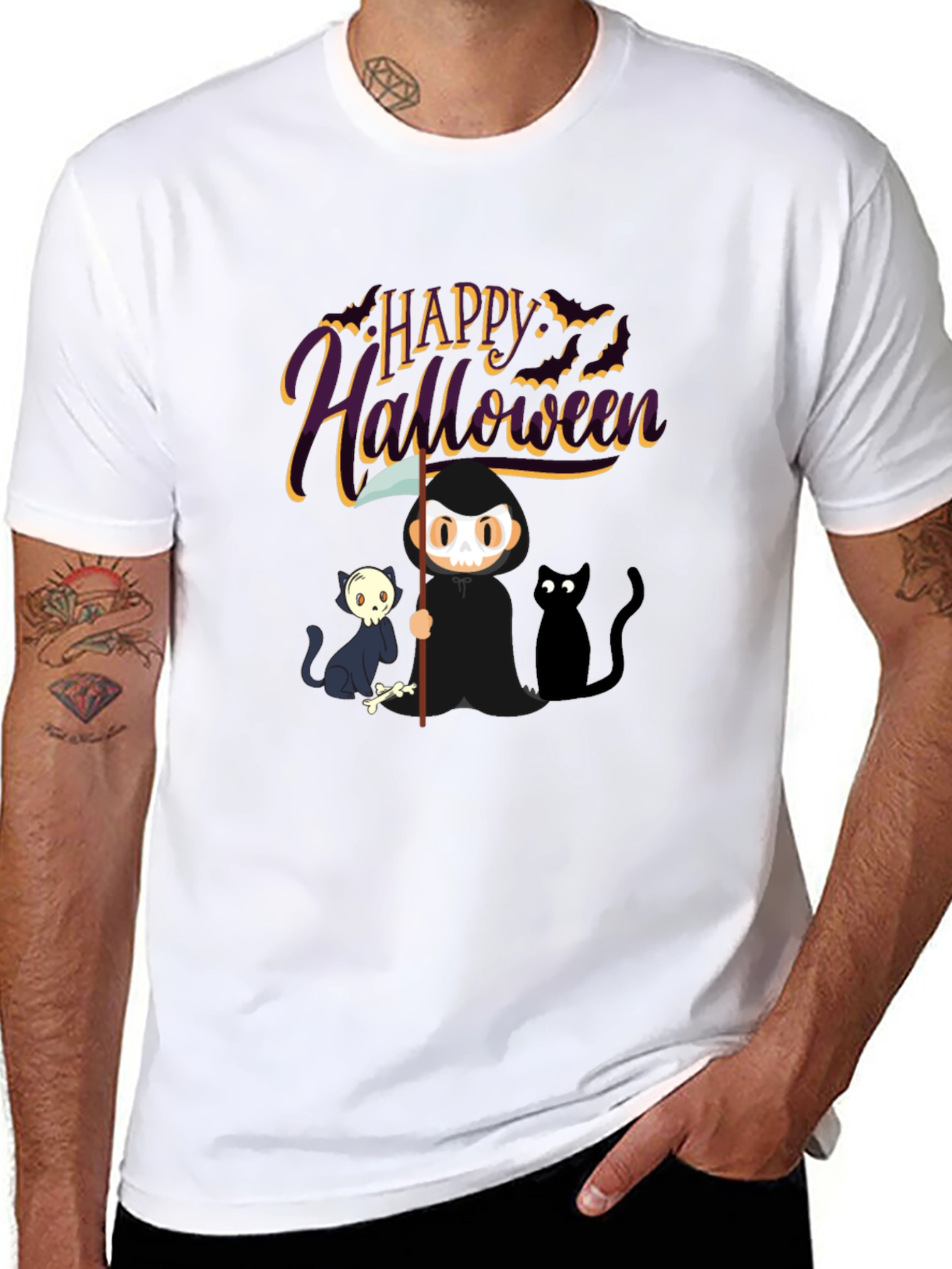 Halloween Crew Neck T-Shirt