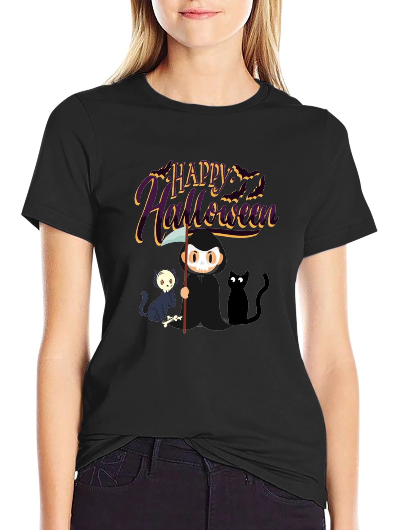 Halloween Crew Neck T-Shirt