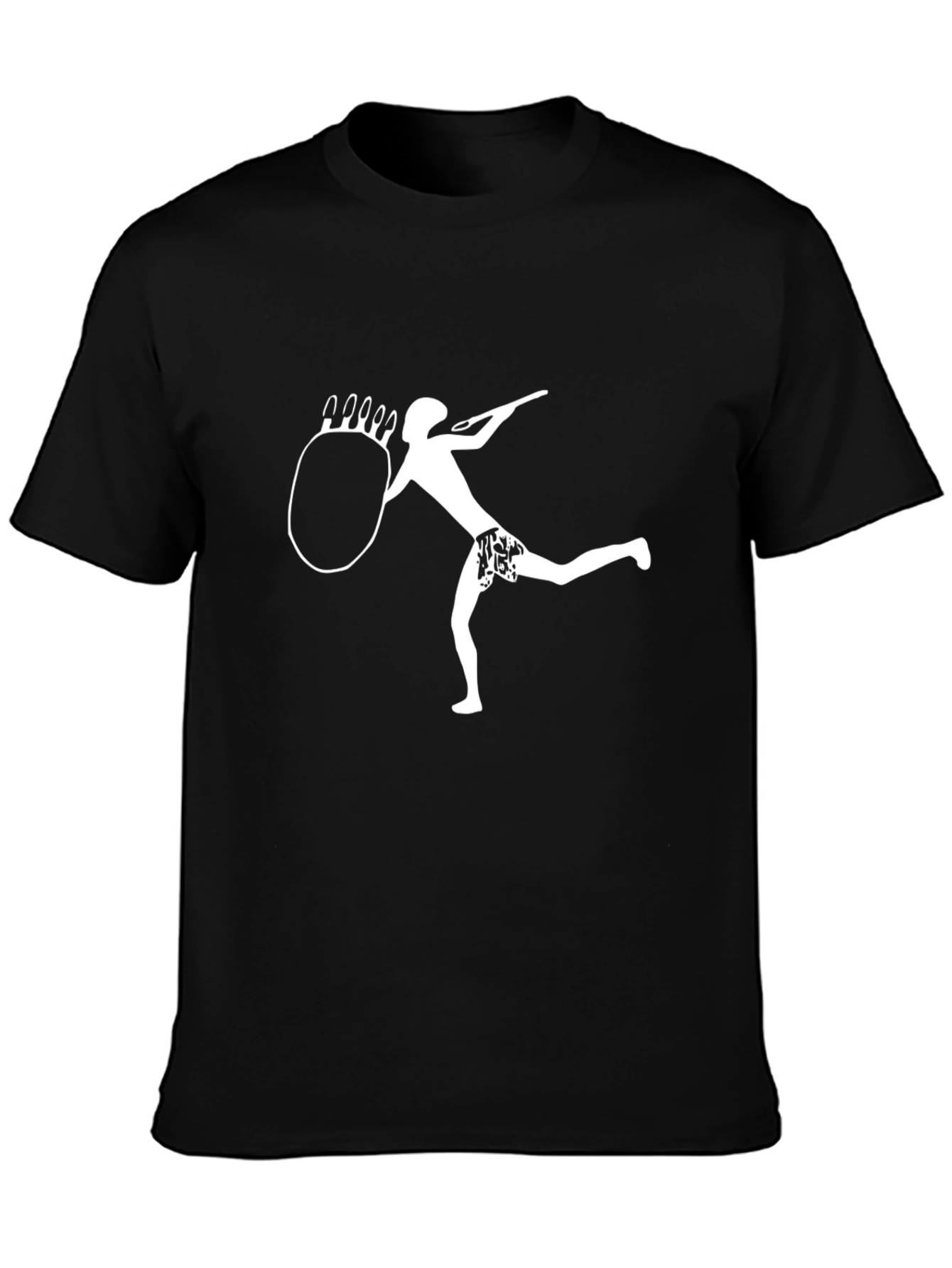 Unique Graphic Tee - Caveman Design