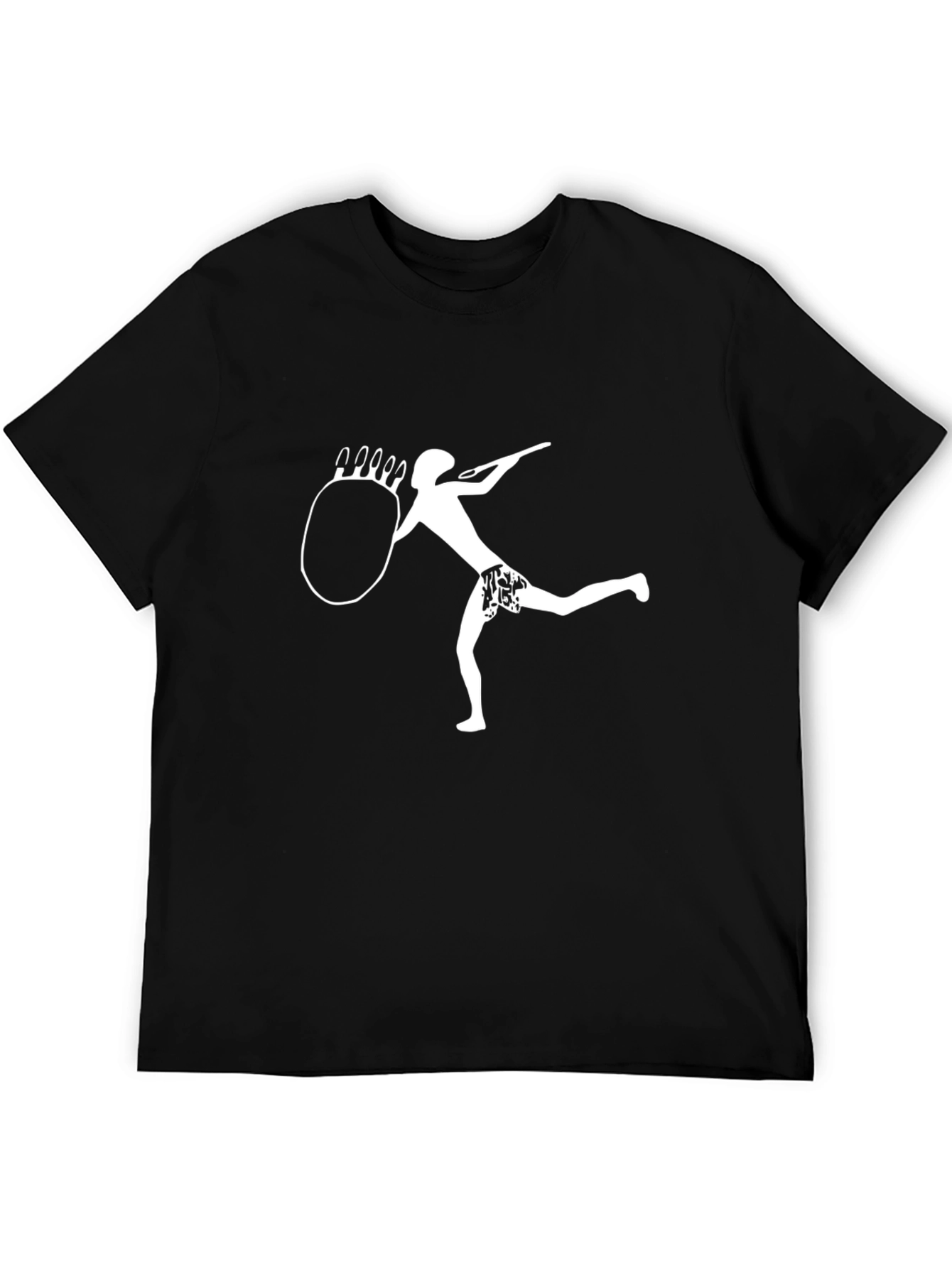 Unique Graphic Tee - Caveman Design
